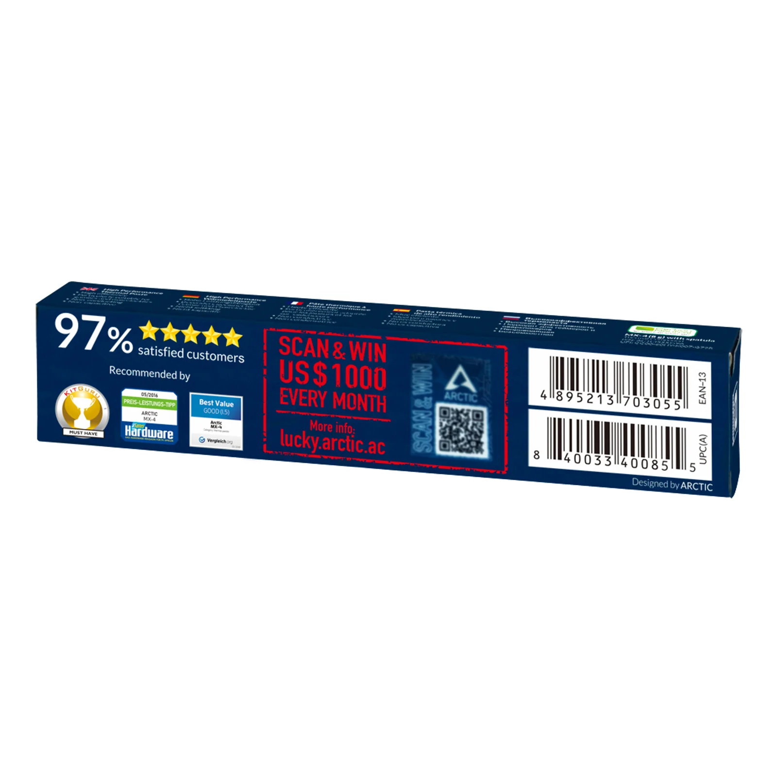 ARCTIC MX-4 combiné de dissipateurs thermiques Pâte thermique 8 g