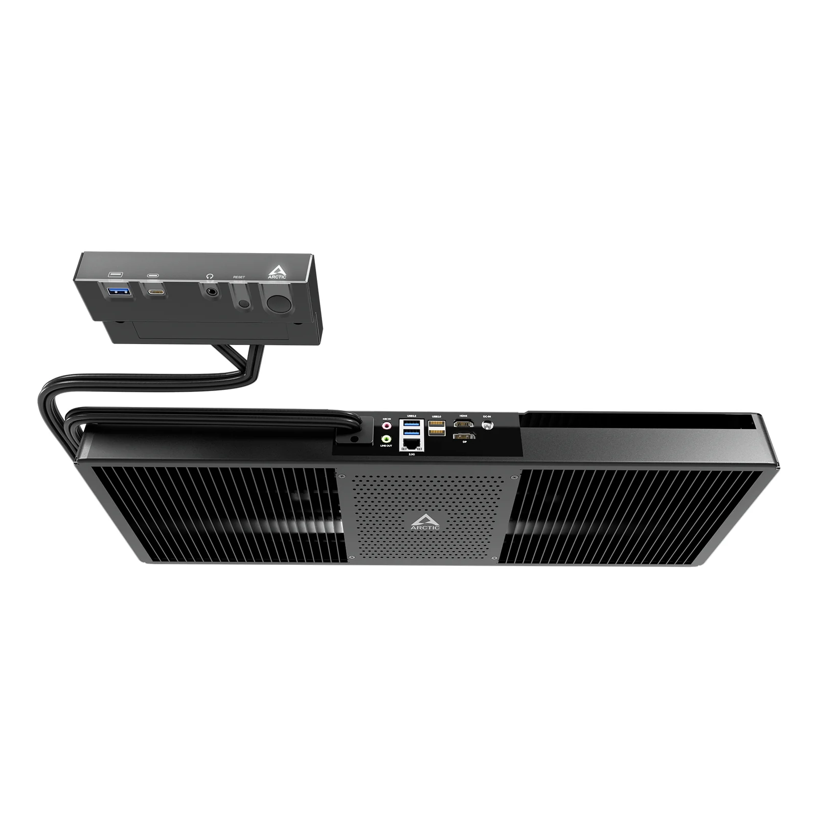 Senza 5700G Pro AMD Ryzen™ 7 32 Go DDR4-SDRAM 1 To SSD Windows 11 Pro Mini PC Noir
