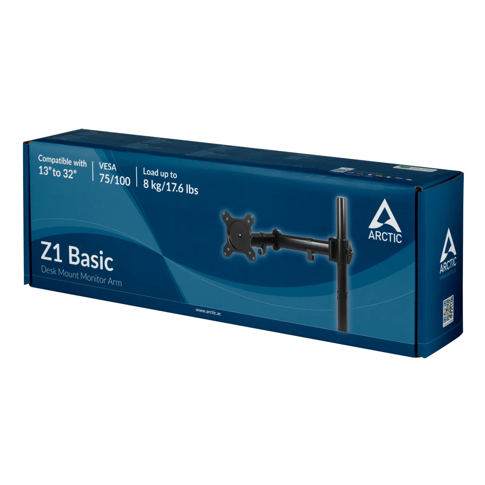 ARCTIC Z1 Basic 81,3 cm (32") Bureau Noir