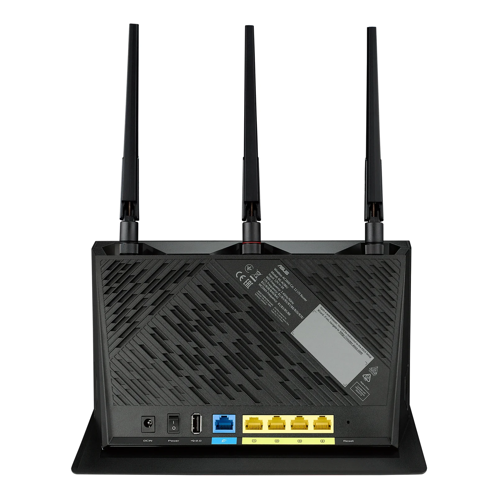 ASUS 4G-AC86U routeur sans fil Gigabit Ethernet Bi-bande (2,4 GHz / 5 GHz) Noir
