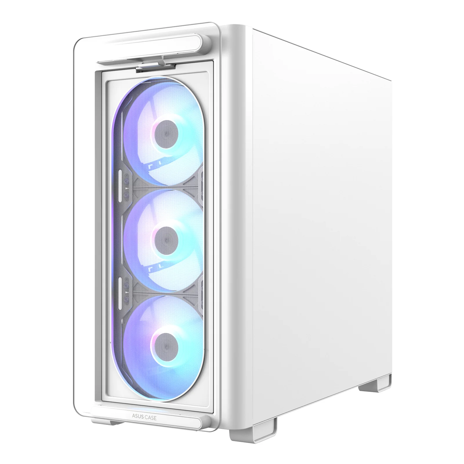 ASUS A23 PLUS TG ARGB WHITE Micro Tower Blanc