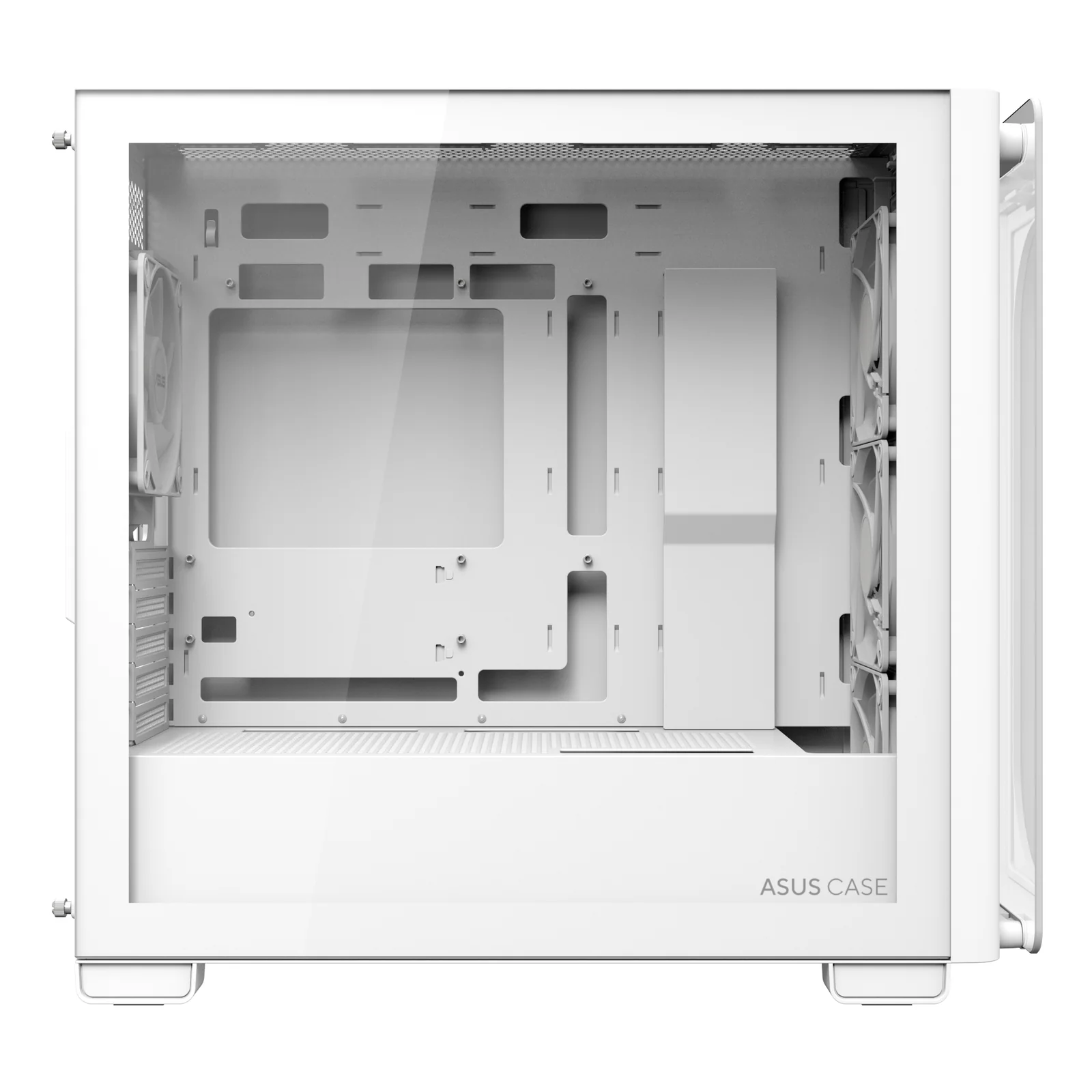 ASUS A23 PLUS TG ARGB WHITE Micro Tower Blanc