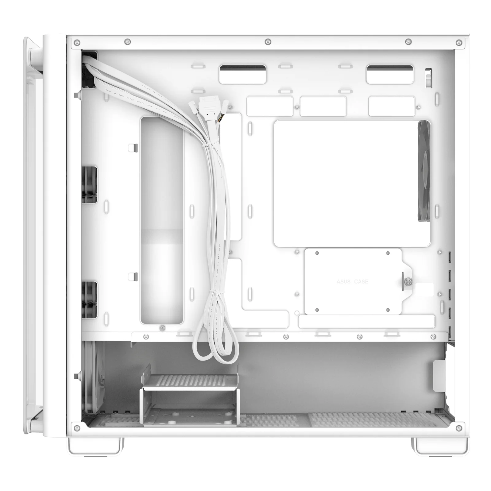 ASUS A23 PLUS TG ARGB WHITE Micro Tower Blanc