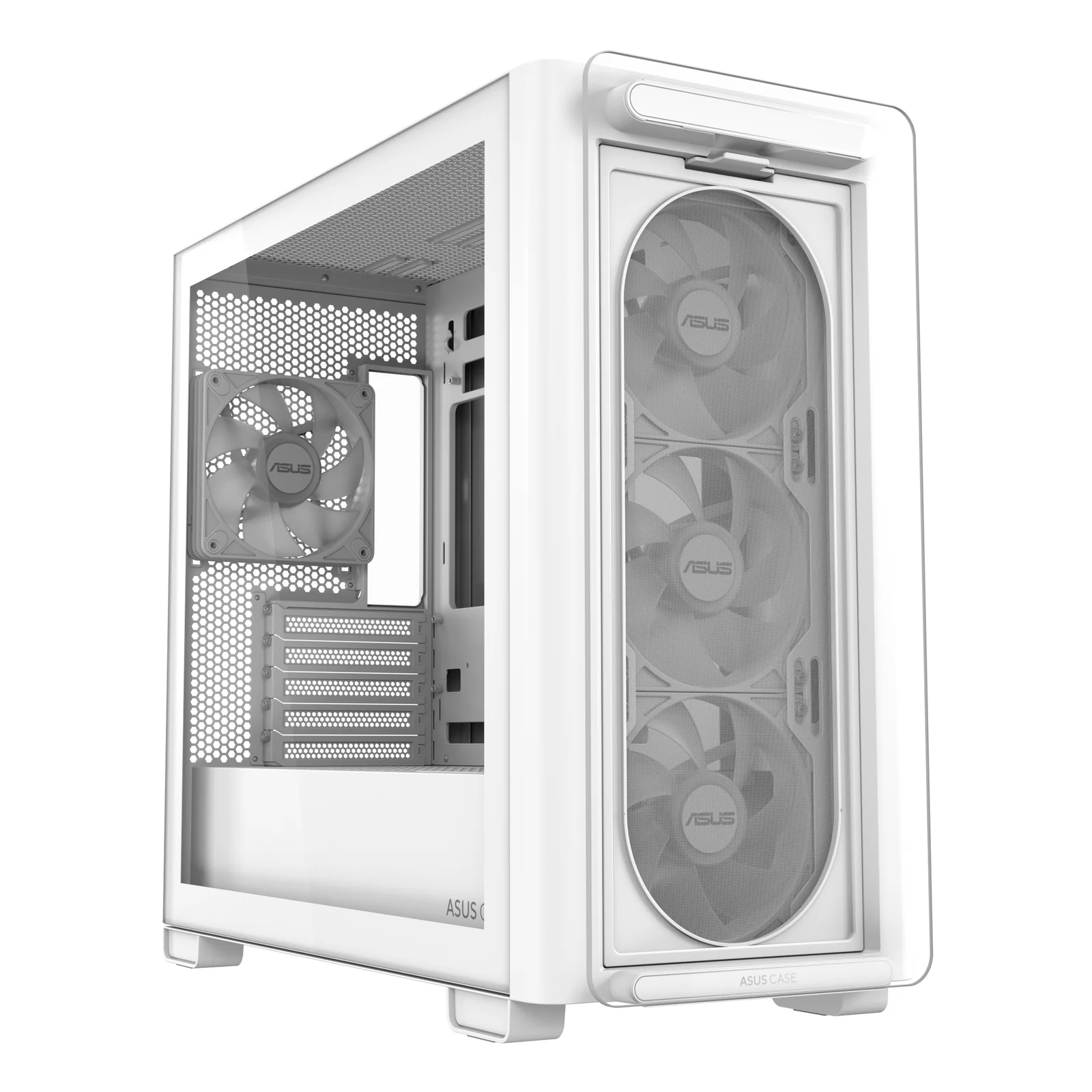 ASUS A23 PLUS TG ARGB WHITE Micro Tower Blanc
