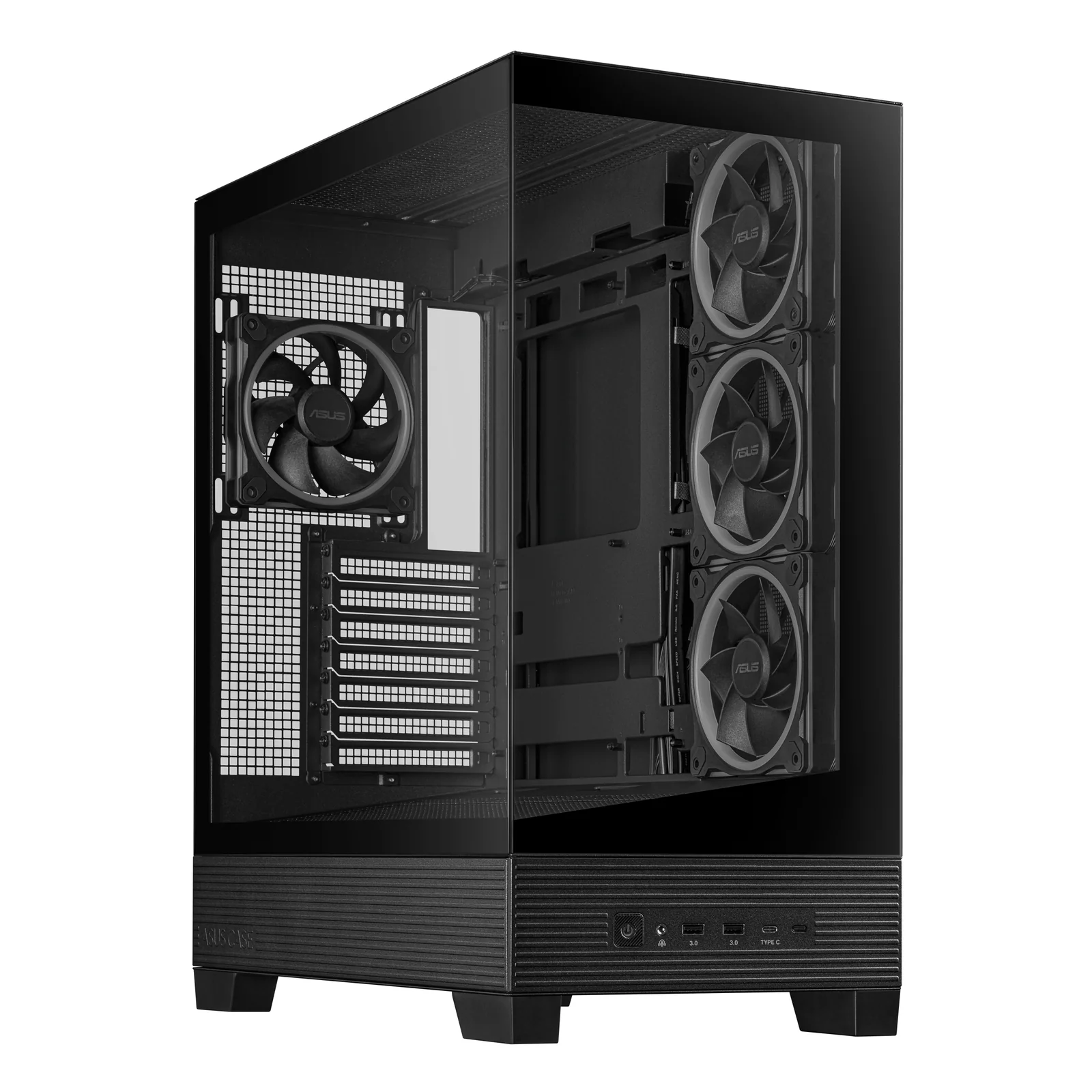 A31 Plus TG ARGB BLACK Midi Tower Noir