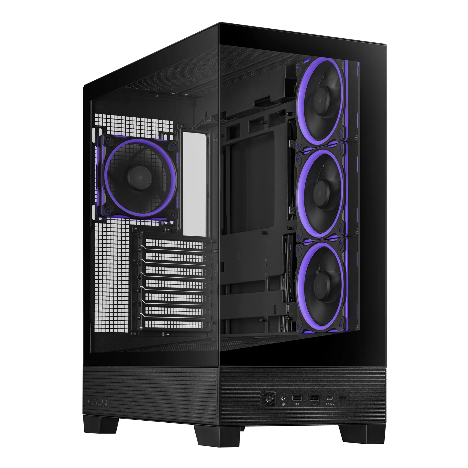 ASUS A31 Plus TG ARGB BLACK Midi Tower Noir