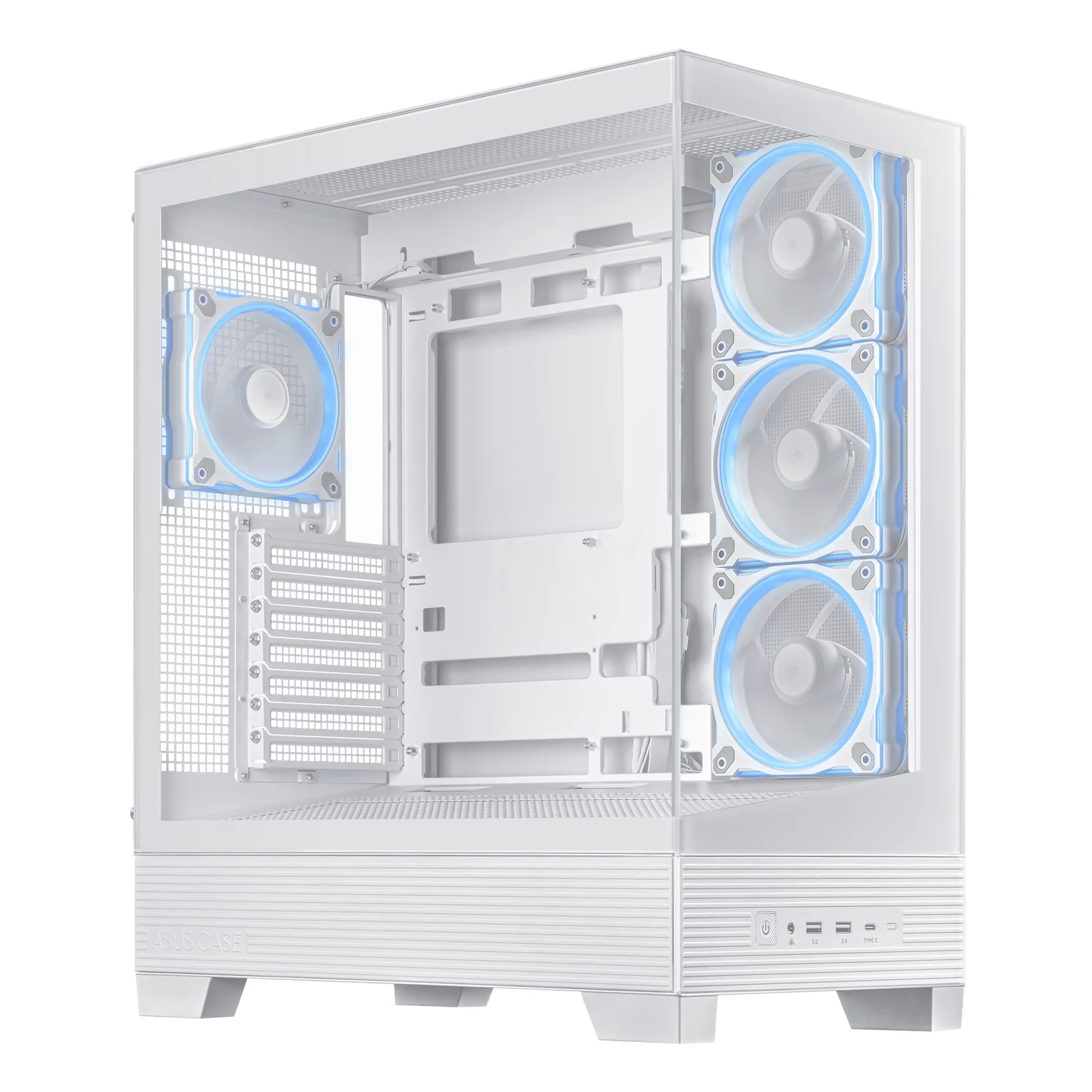 ASUS A31 Plus TG ARGB WHITE Midi Tower Blanc