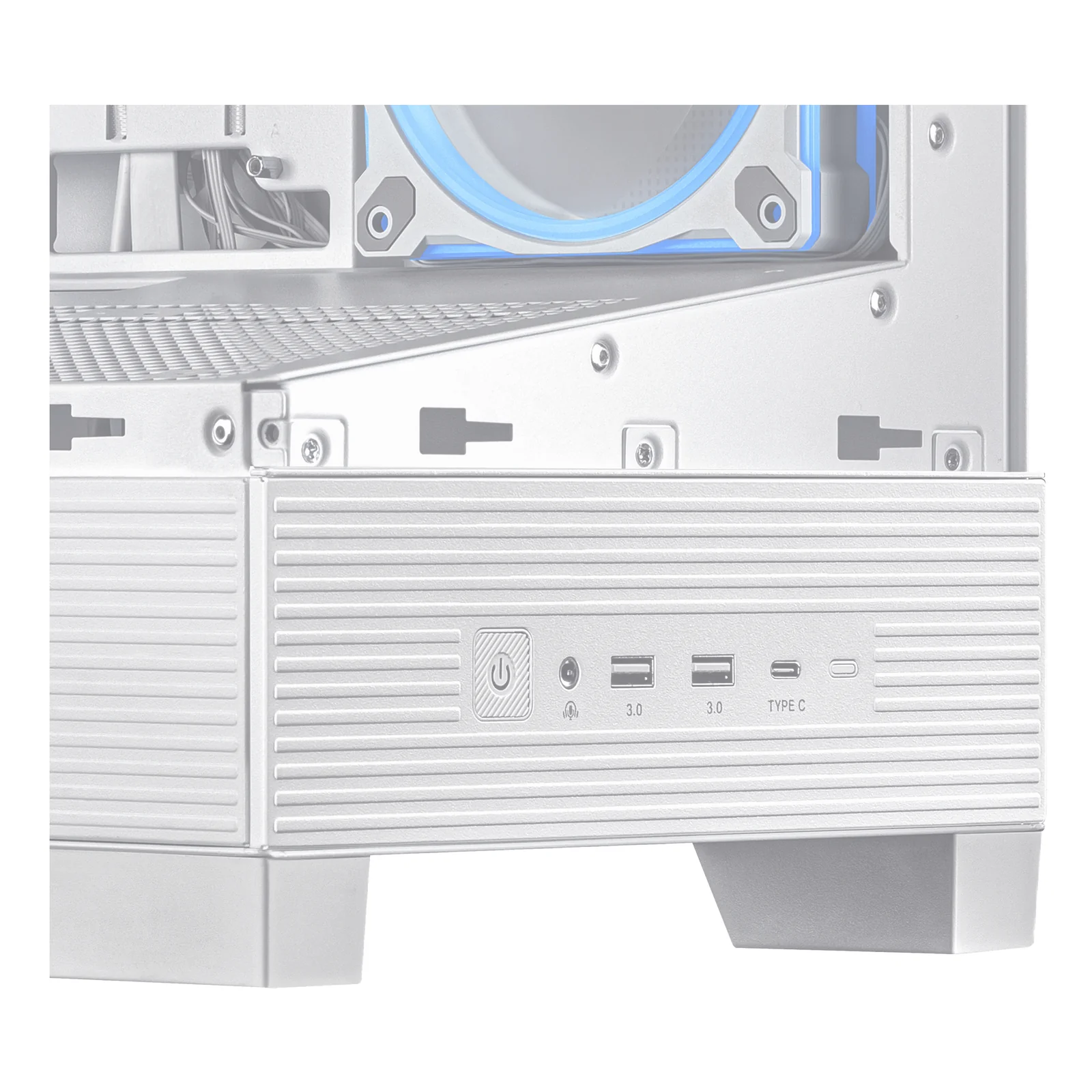 ASUS A31 Plus TG ARGB WHITE Midi Tower Blanc
