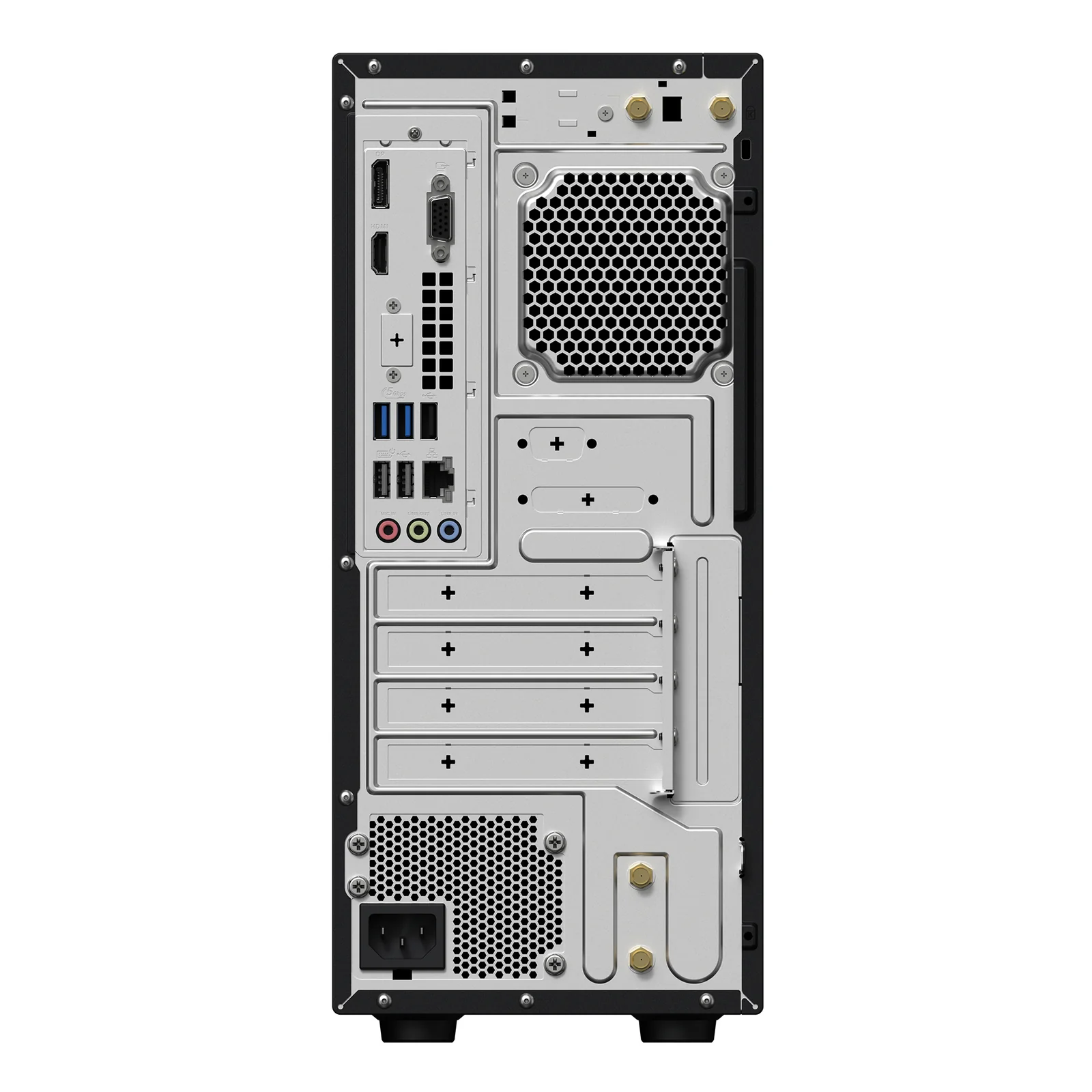 ASUS ExpertCenter D7 Mini Tower D701MER-714700751X Intel® Core™ i7 i7-14700 32 Go DDR5-SDRAM 512 Go SSD NVIDIA GeForce RTX 5060 Windows 11 Pro PC Noir