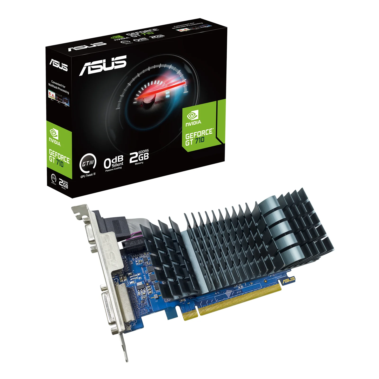 ASUS GT710-SL-2GD5-BRK-EVO NVIDIA GeForce GT 710 2 Go GDDR5
