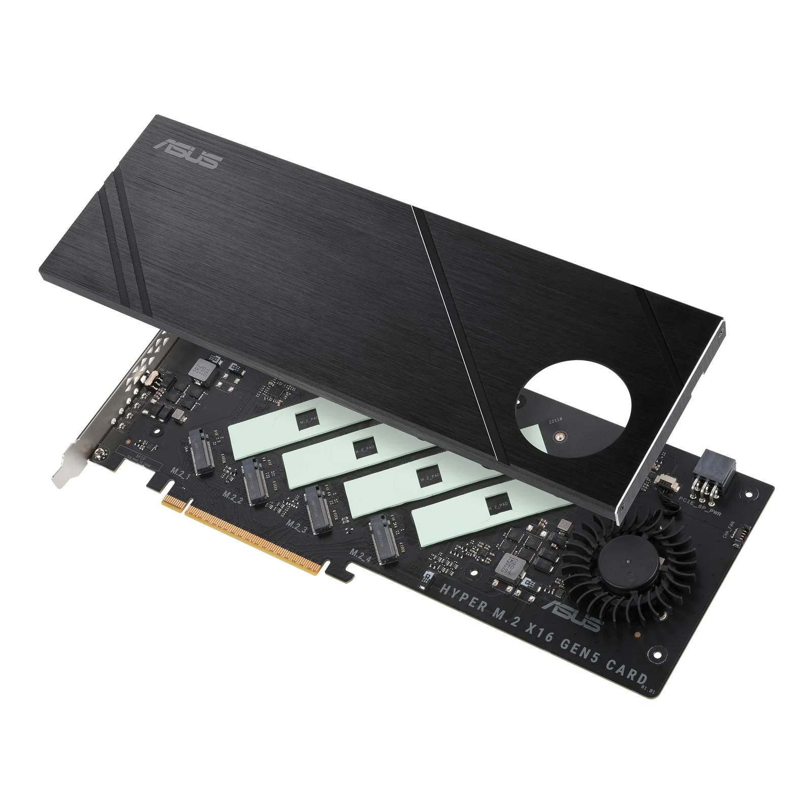 ASUS Hyper M.2 x16 Gen5 Card carte et adaptateur d'interfaces Interne