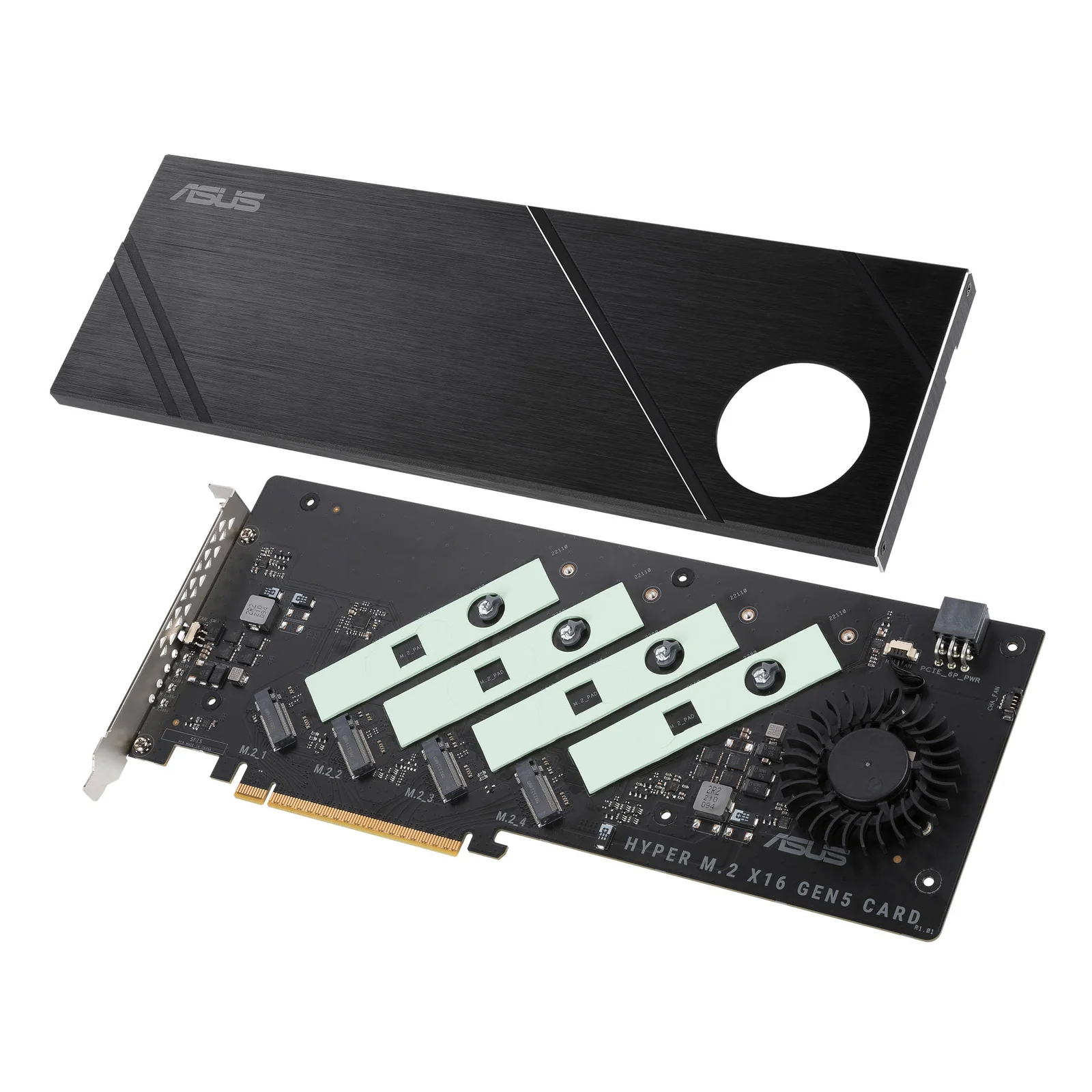 ASUS Hyper M.2 x16 Gen5 Card carte et adaptateur d'interfaces Interne