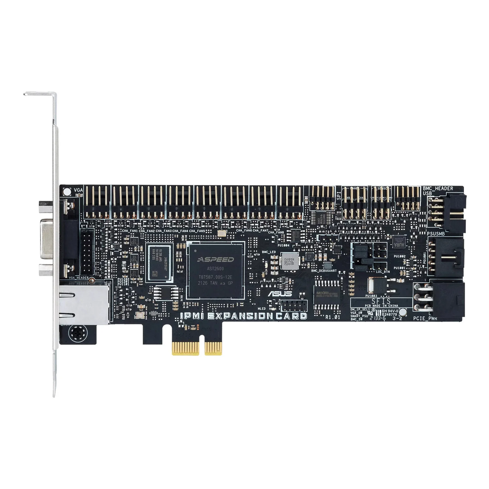 IPMI EXPANSION CARD-SI carte et adaptateur d'interfaces Interne RJ-45, VGA