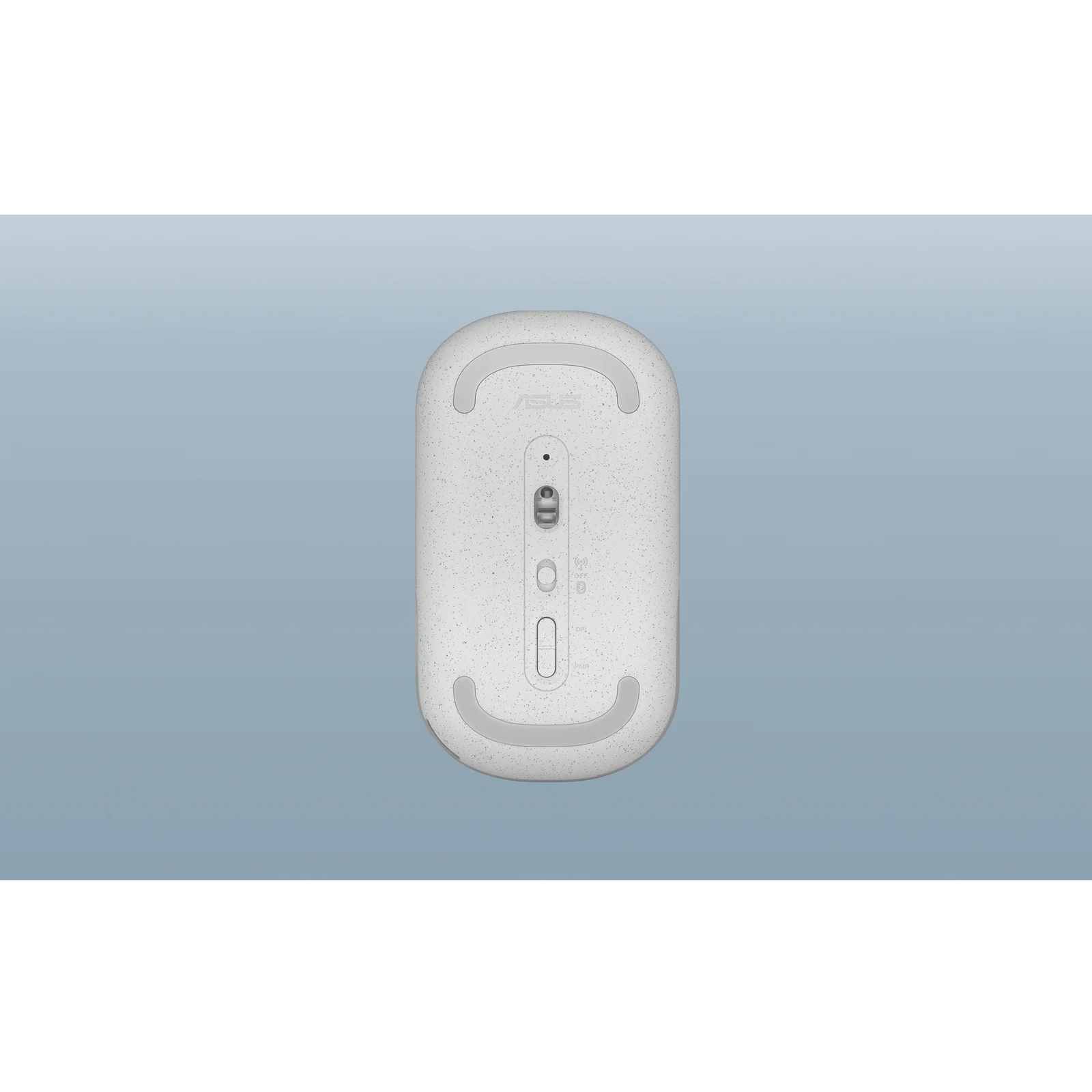 ASUS Marshmallow Mouse MD100 souris Bureau Ambidextre RF sans fil + Bluetooth Optique 1600 DPI