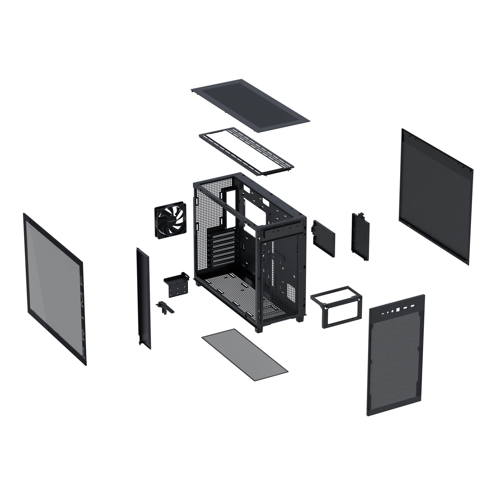 ASUS PRIME AP303 TG Black Midi Tower Noir
