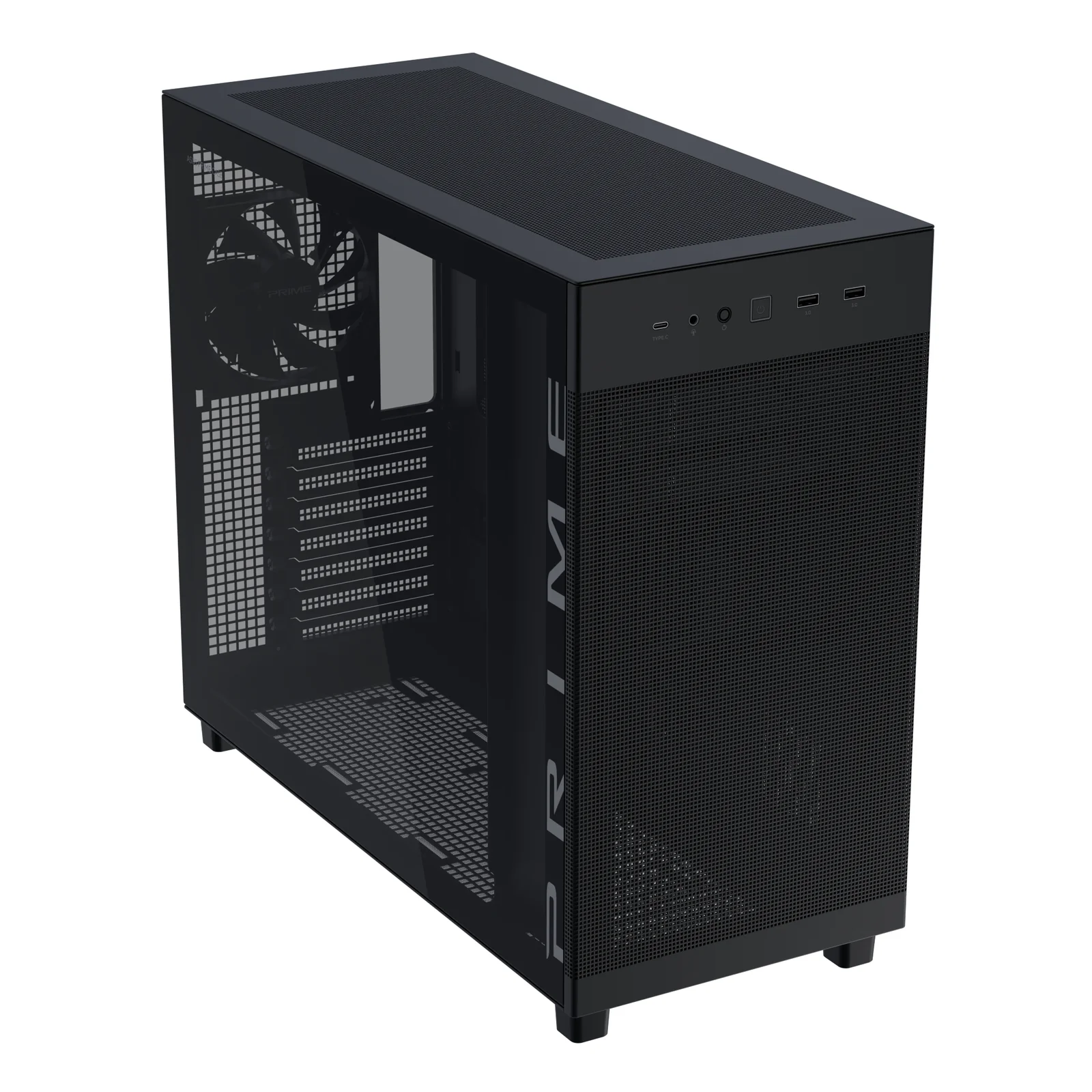 ASUS PRIME AP303 TG Black Midi Tower Noir