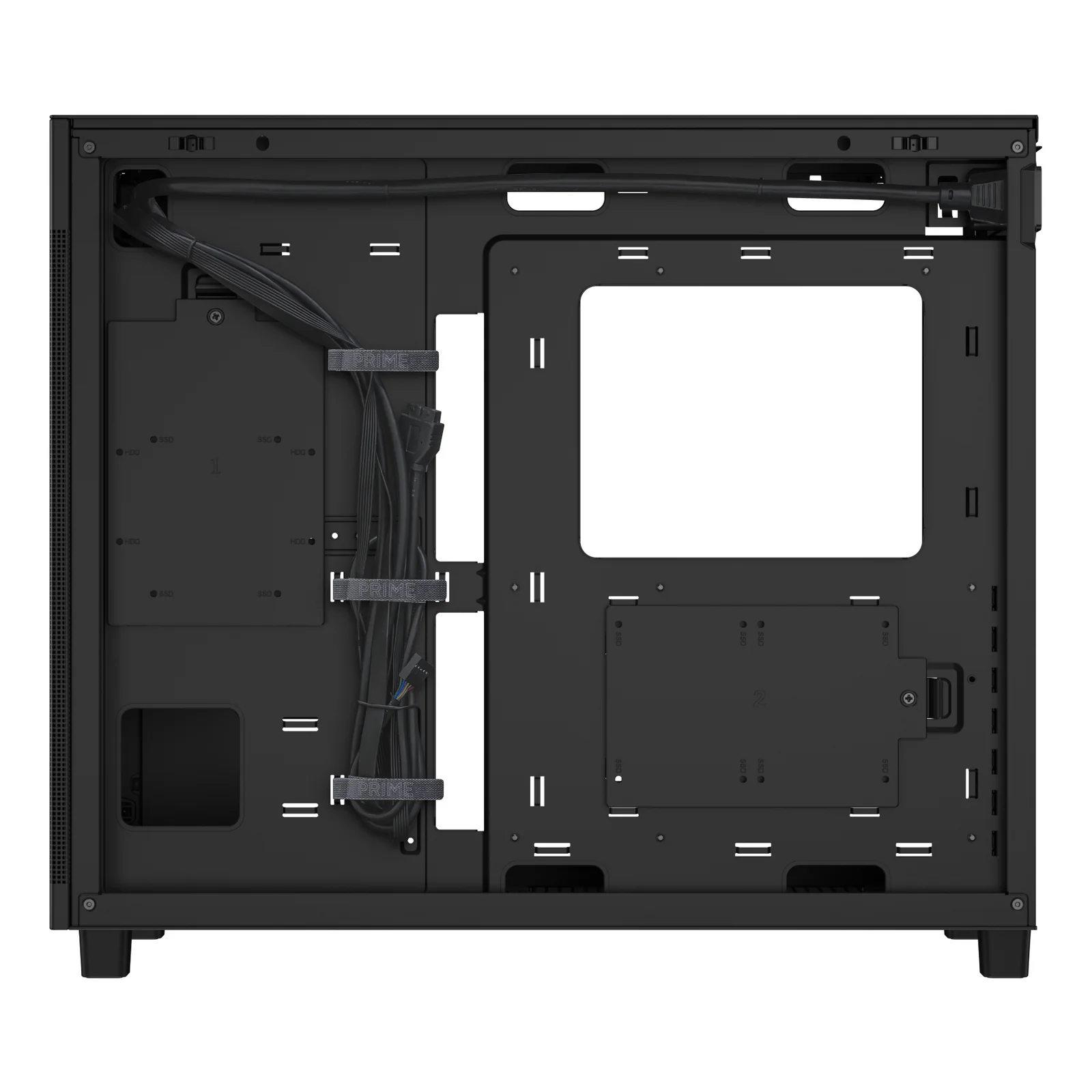 ASUS PRIME AP303 TG Black Midi Tower Noir