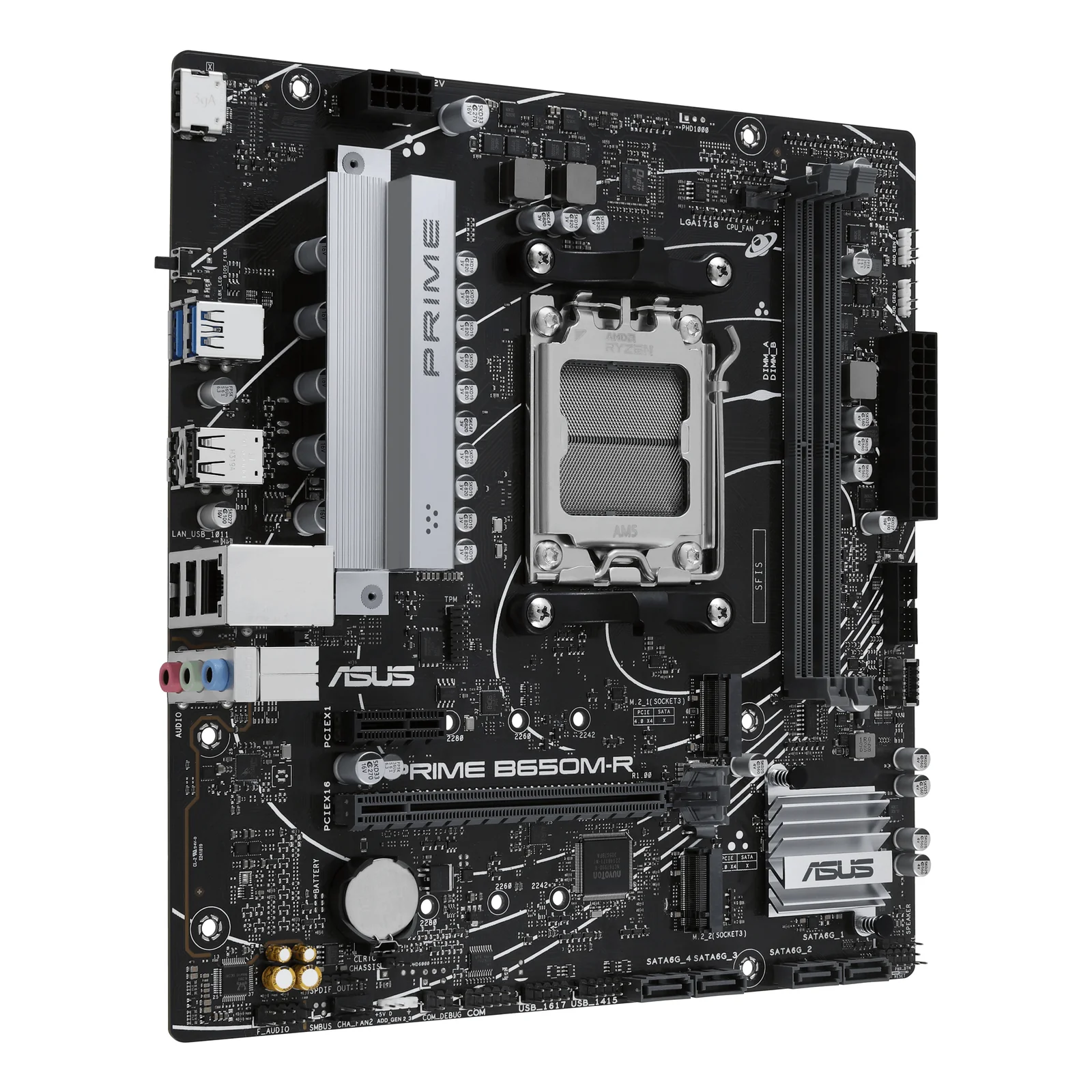 ASUS PRIME B650M-R AMD B650 Emplacement AM5 micro ATX