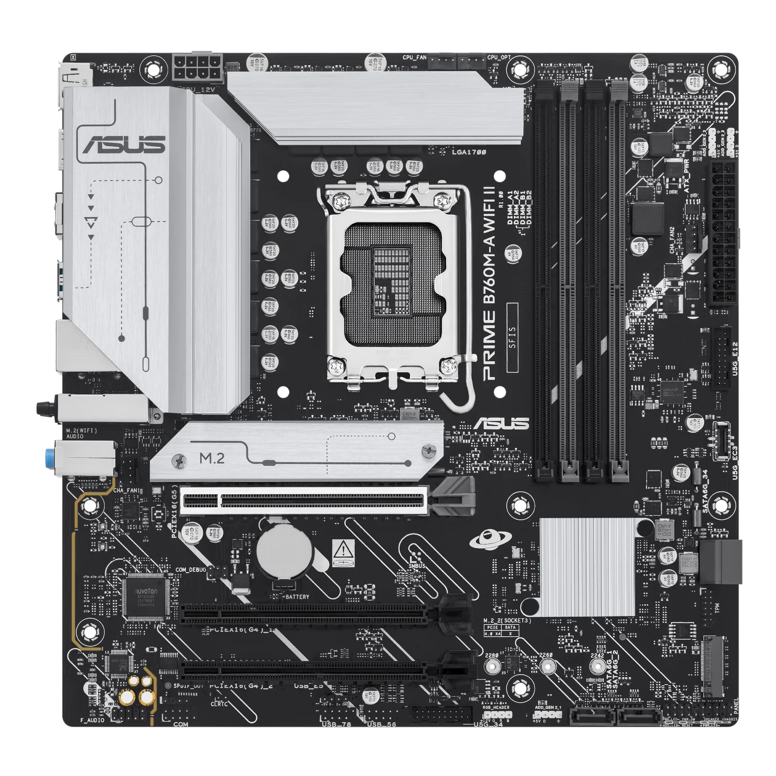 PRIME B760M-A WIFI II Intel B760 LGA 1700 micro ATX