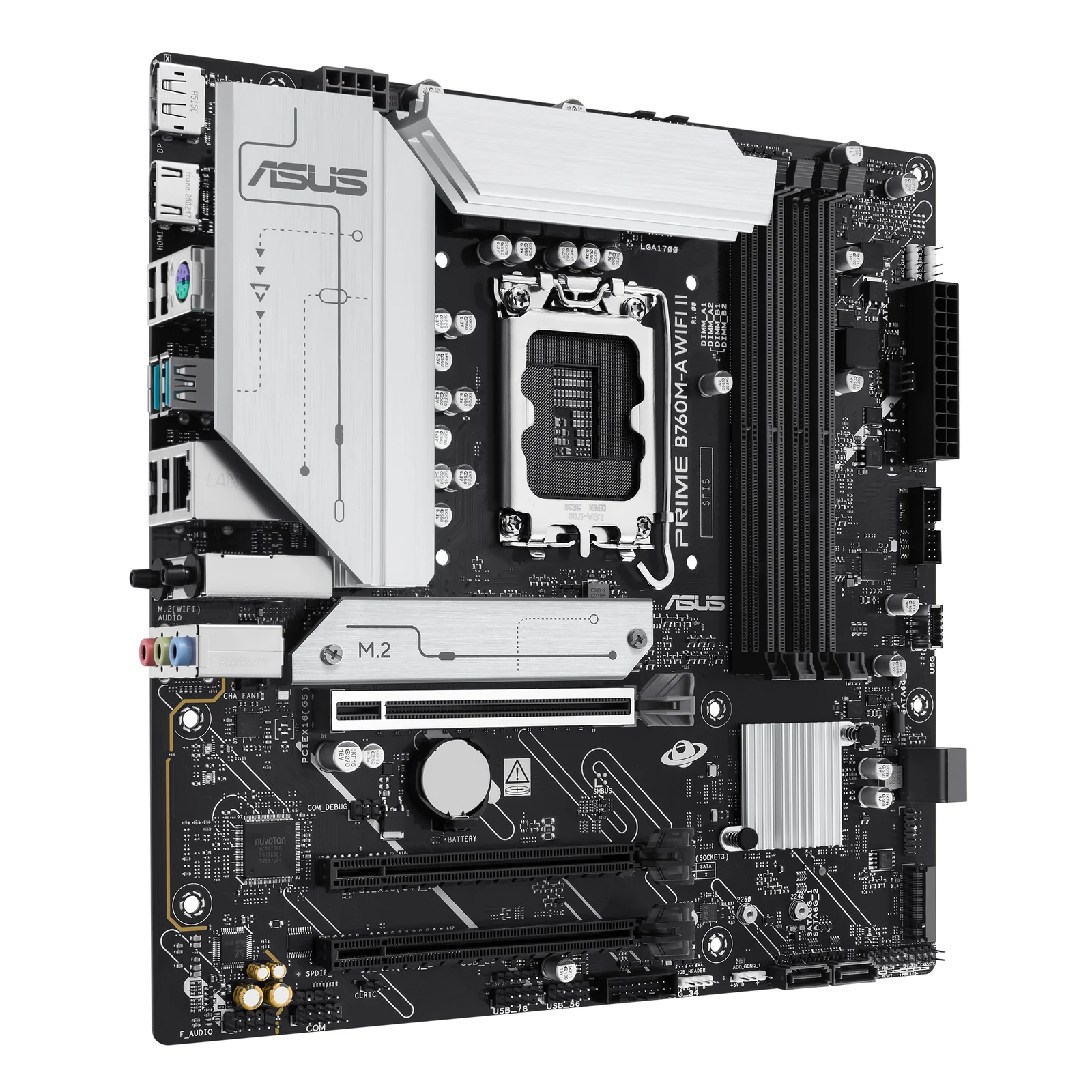 ASUS PRIME B760M-A WIFI II Intel B760 LGA 1700 micro ATX