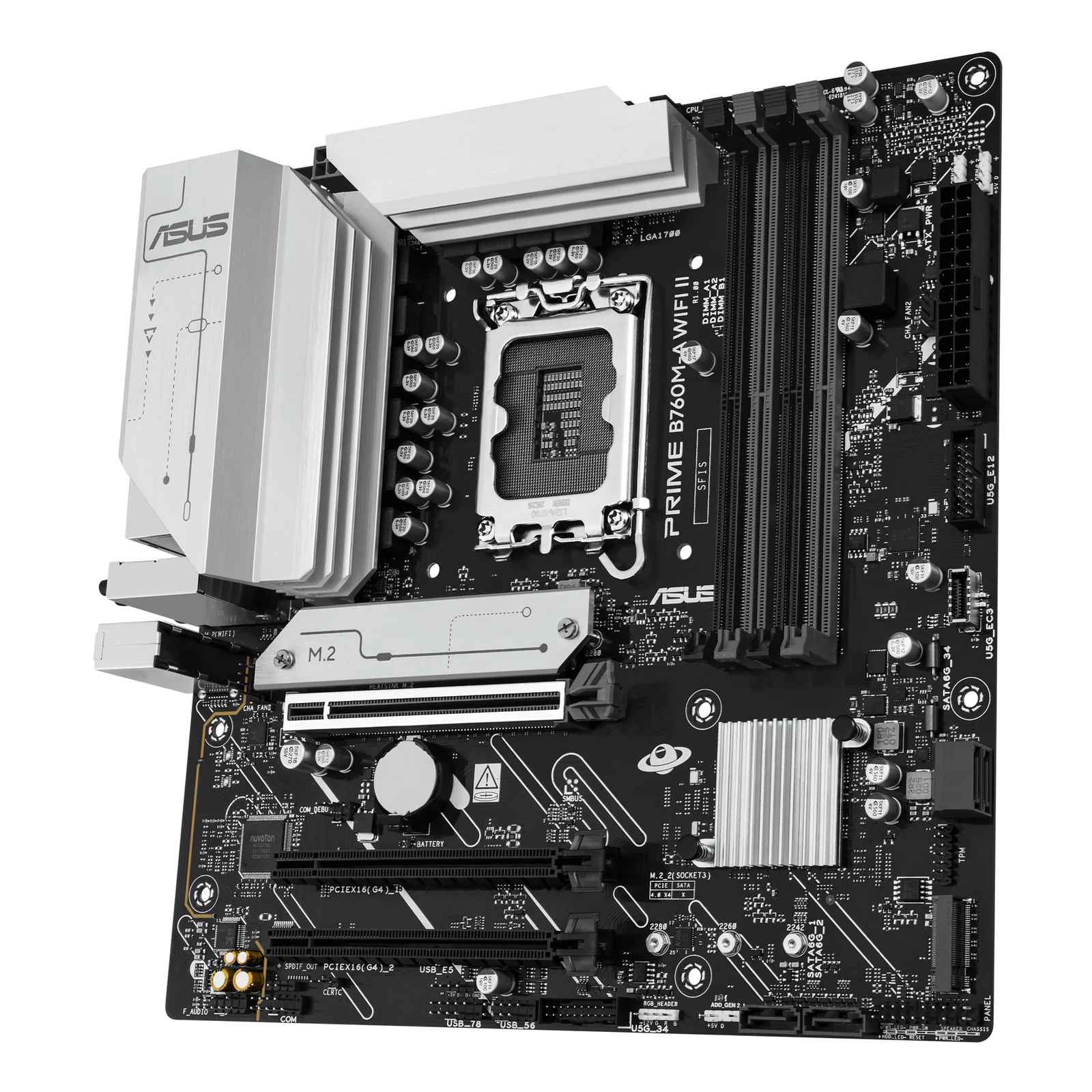 ASUS PRIME B760M-A WIFI II Intel B760 LGA 1700 micro ATX