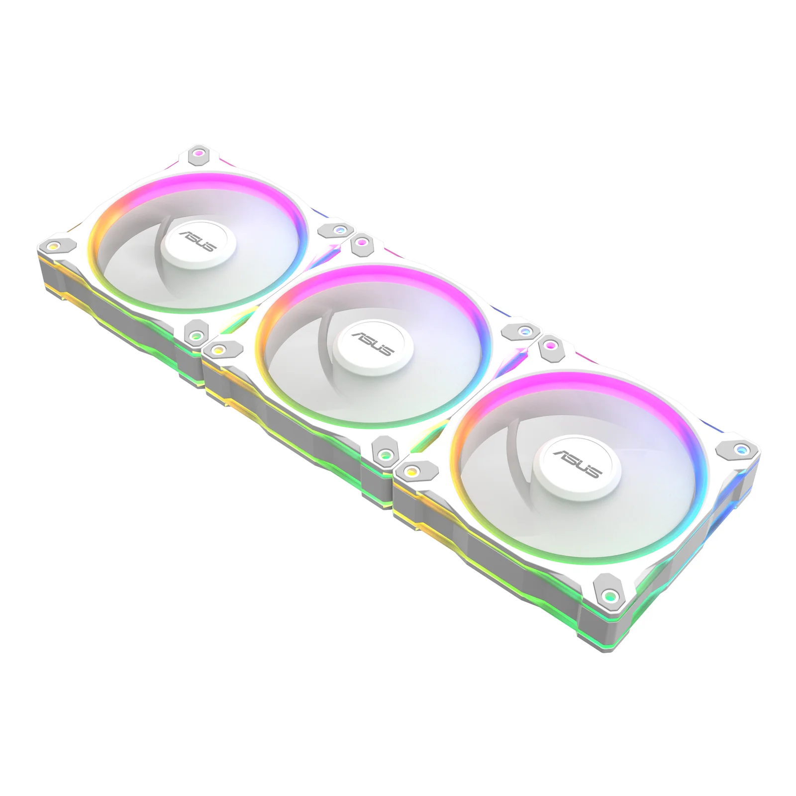 ASUS Prime MR120 Fan ARGB White 3in1 Boitier PC Ventilateur 12 cm Blanc