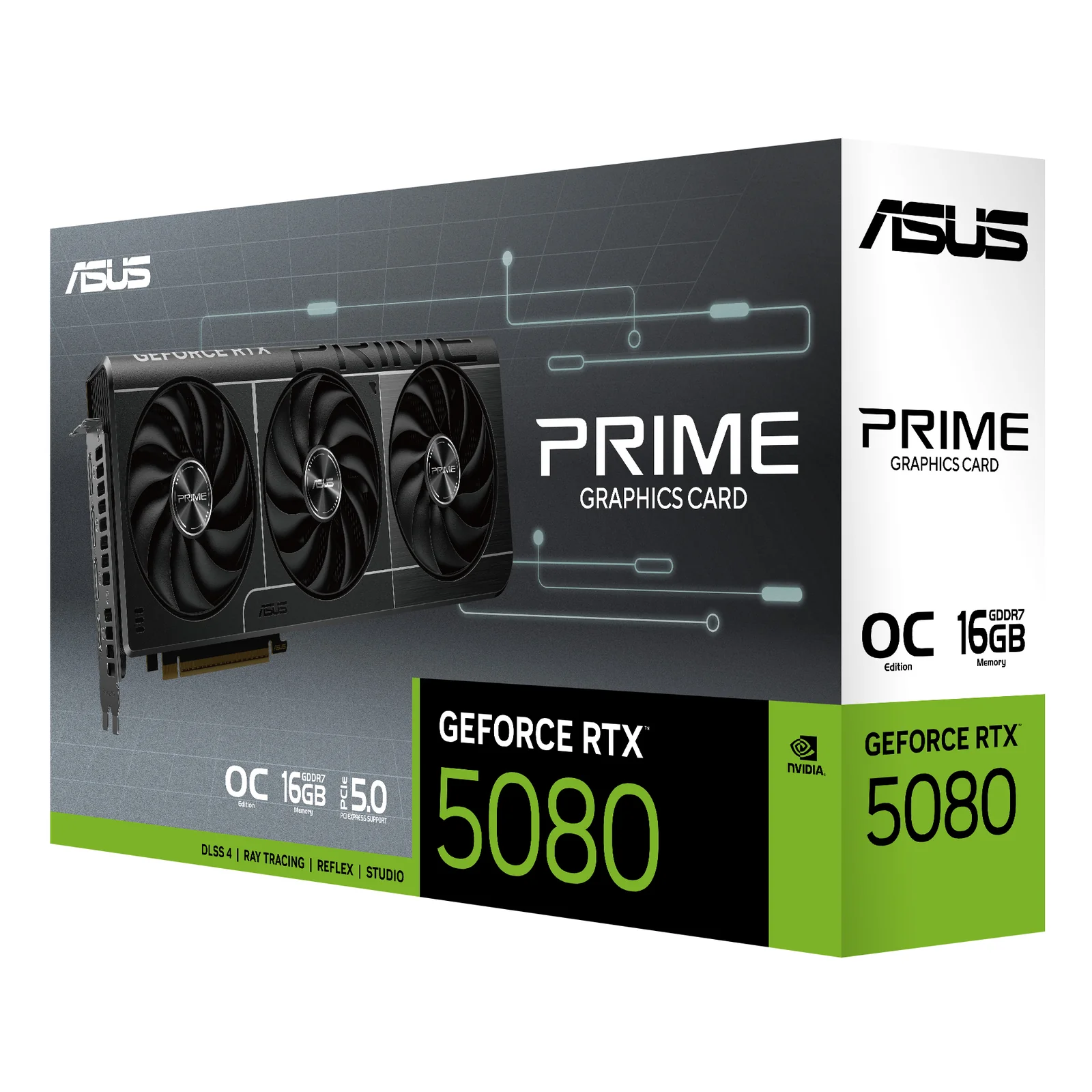 ASUS Prime -RTX5080-O16G-EVO NVIDIA GeForce RTX 5080 16 Go GDDR7