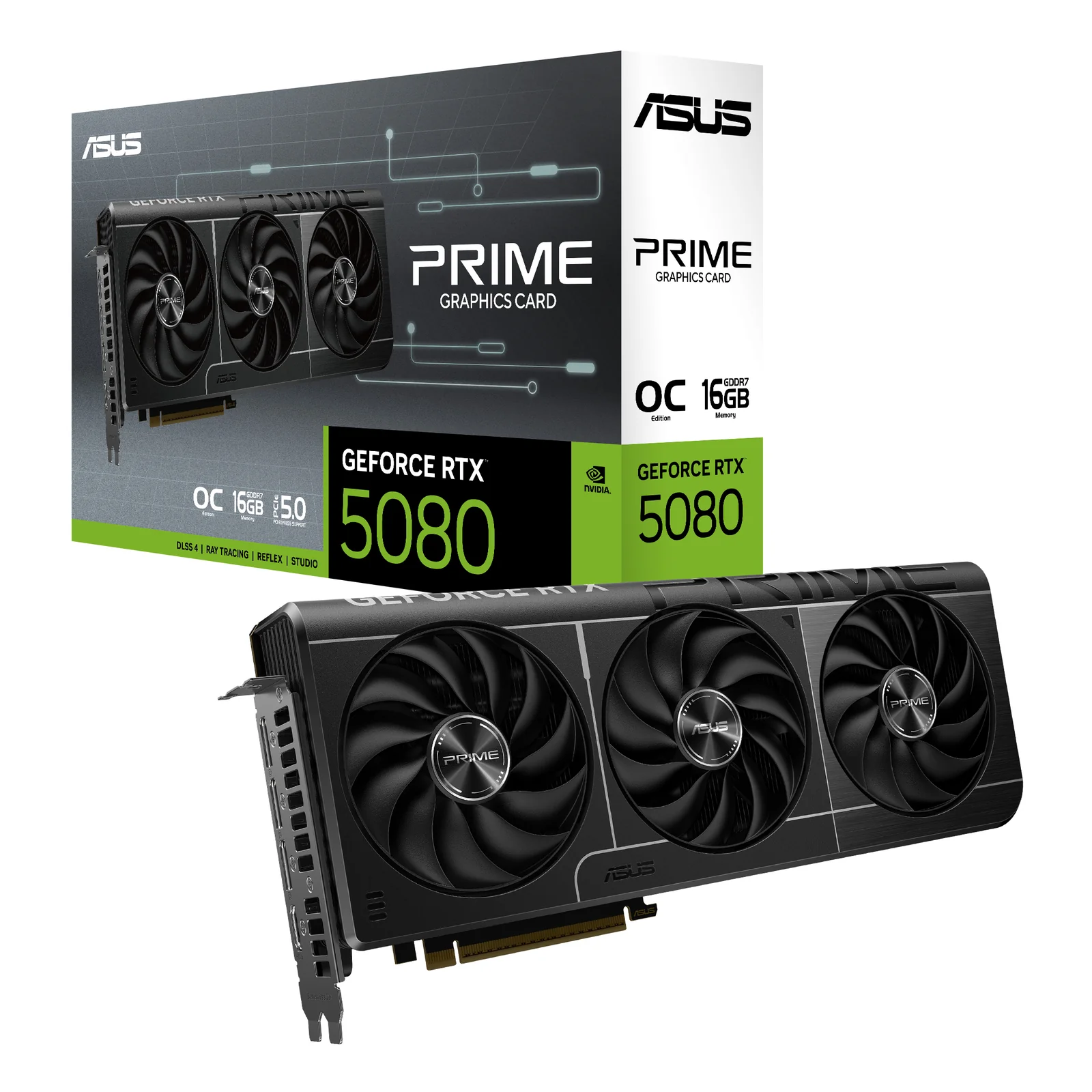 ASUS Prime -RTX5080-O16G-EVO NVIDIA GeForce RTX 5080 16 Go GDDR7