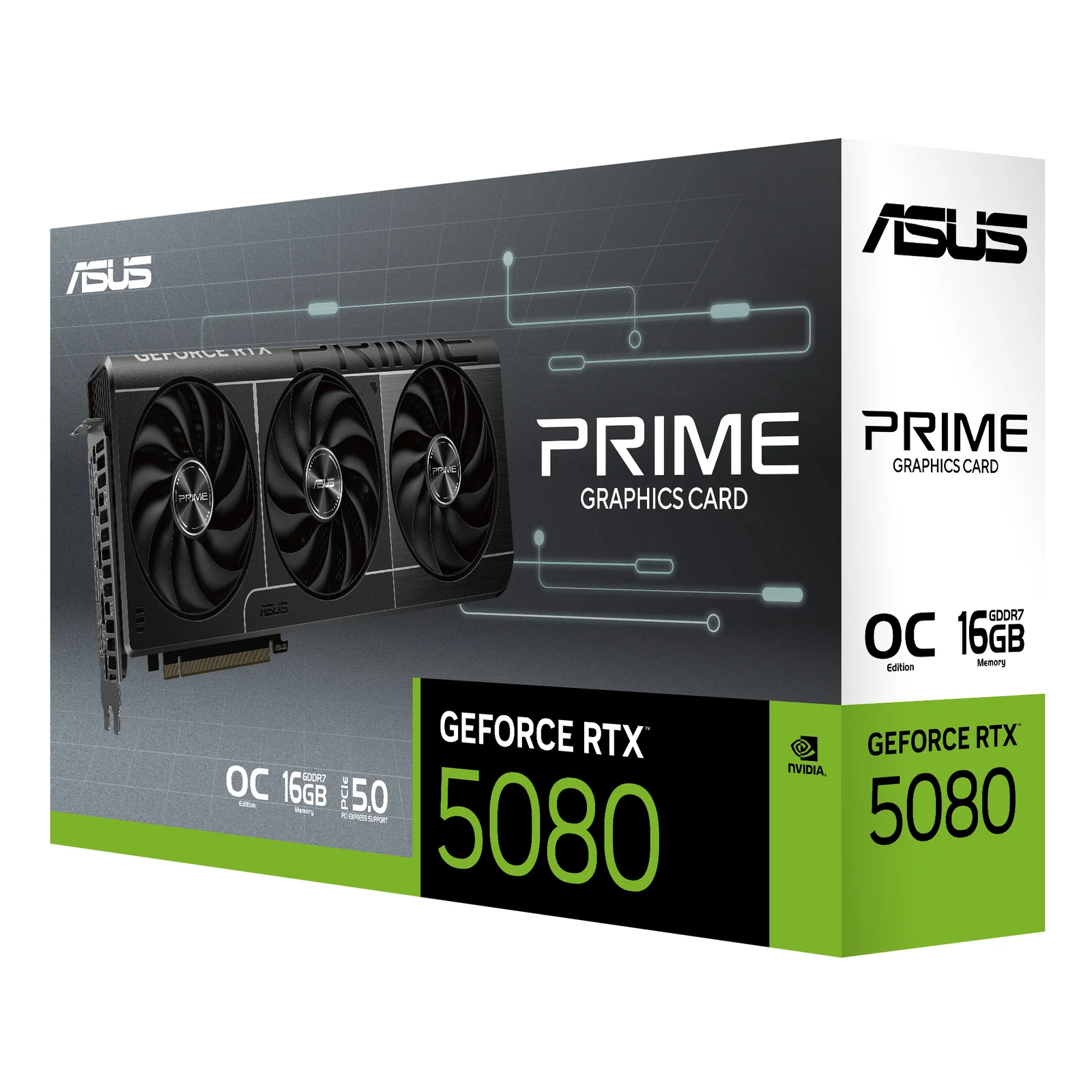 ASUS Prime -RTX5080-O16G NVIDIA GeForce RTX 5080 16 Go GDDR7