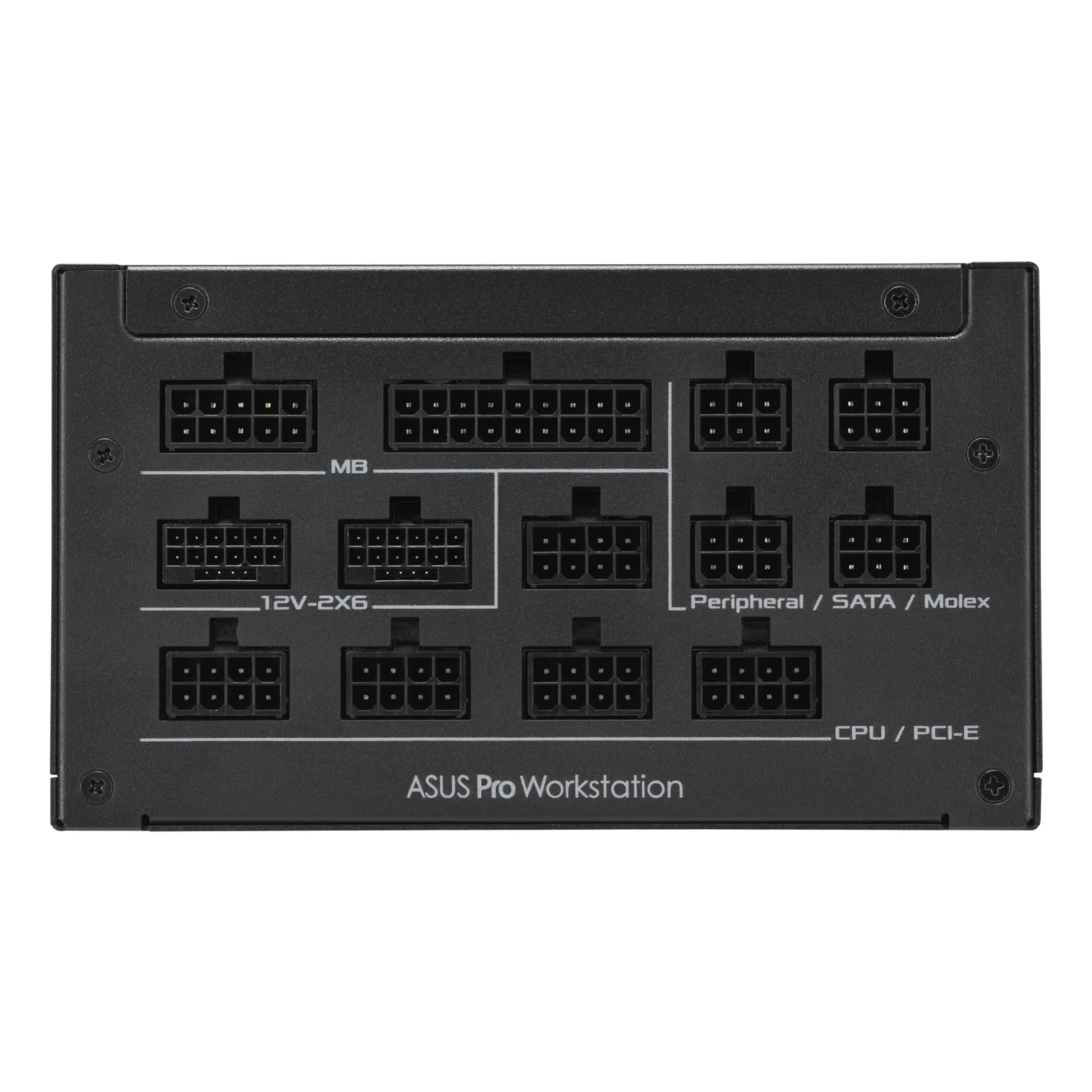 ASUS Pro WS 1600W Platinum unité d'alimentation d'énergie 20+4 pin ATX ATX Noir