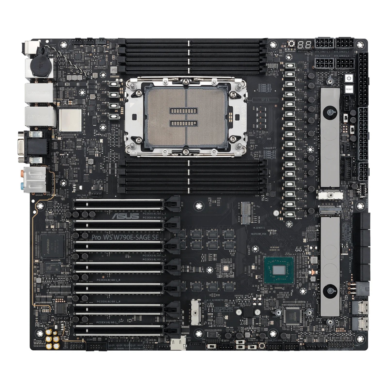 ASUS PRO WS W790E-SAGE SE Intel W790 LGA 4677 (Socket E) EEB