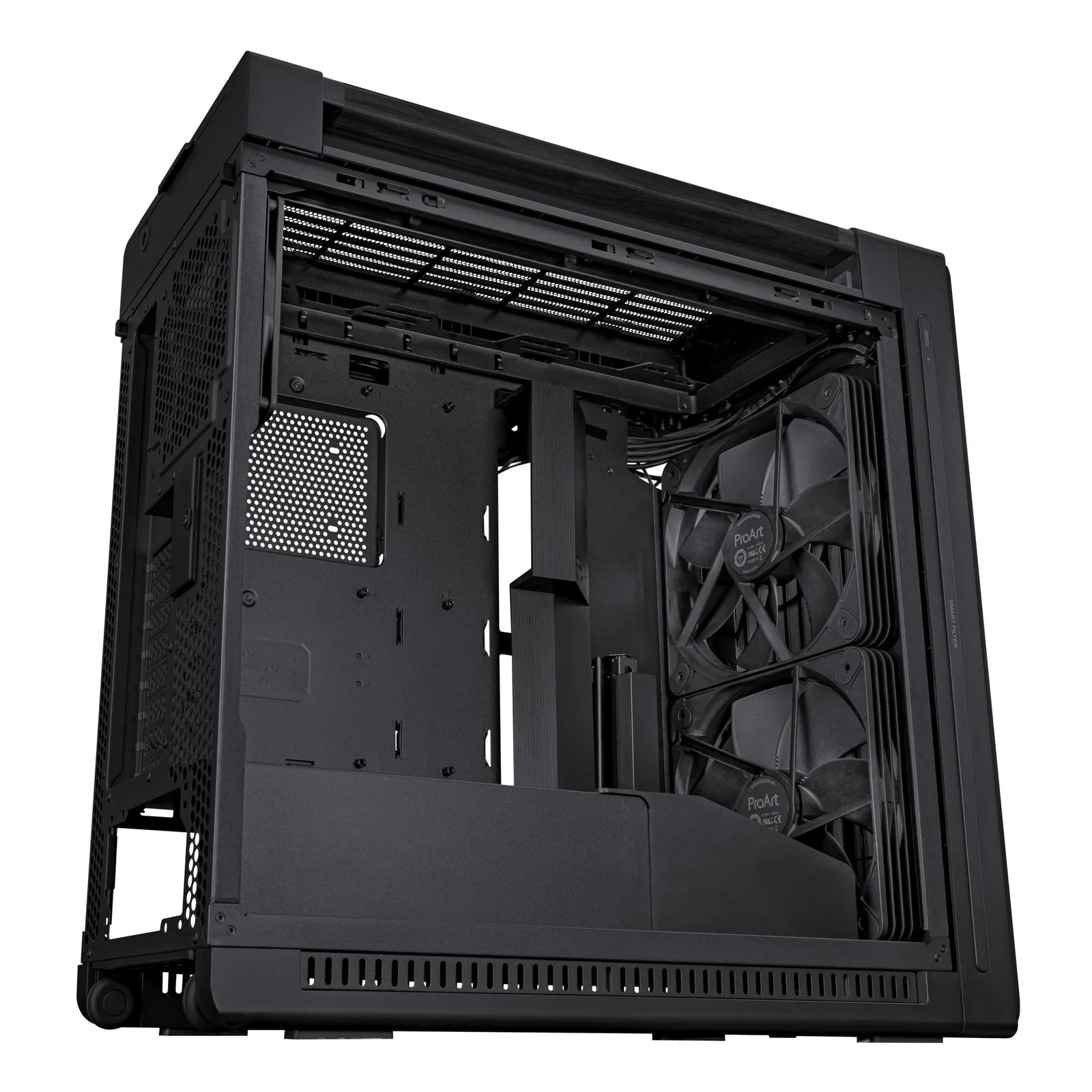ASUS ProArt PA602 Wood Edition Midi Tower Noir