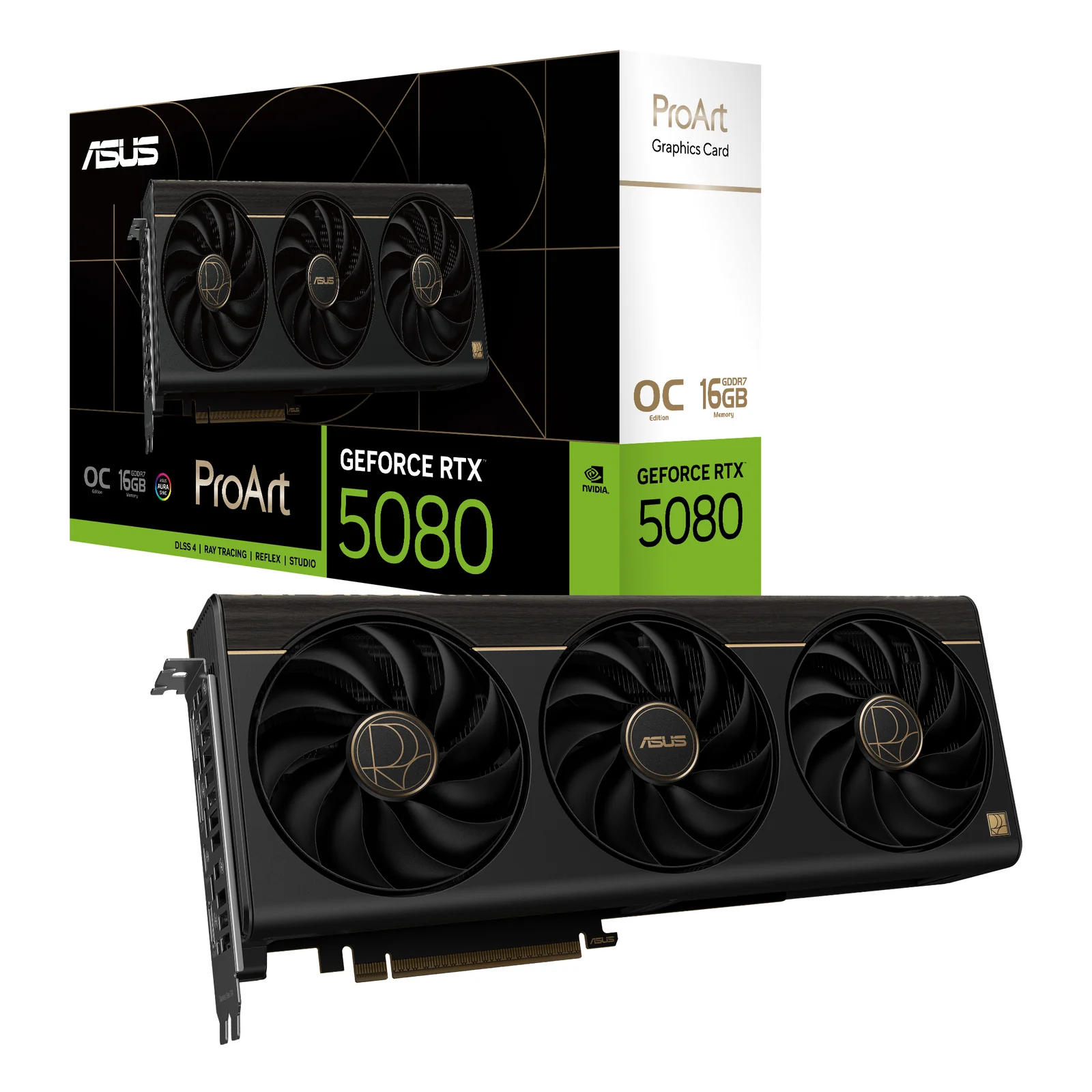ASUS ProArt -RTX5080-O16G NVIDIA GeForce RTX 5080 16 Go GDDR7