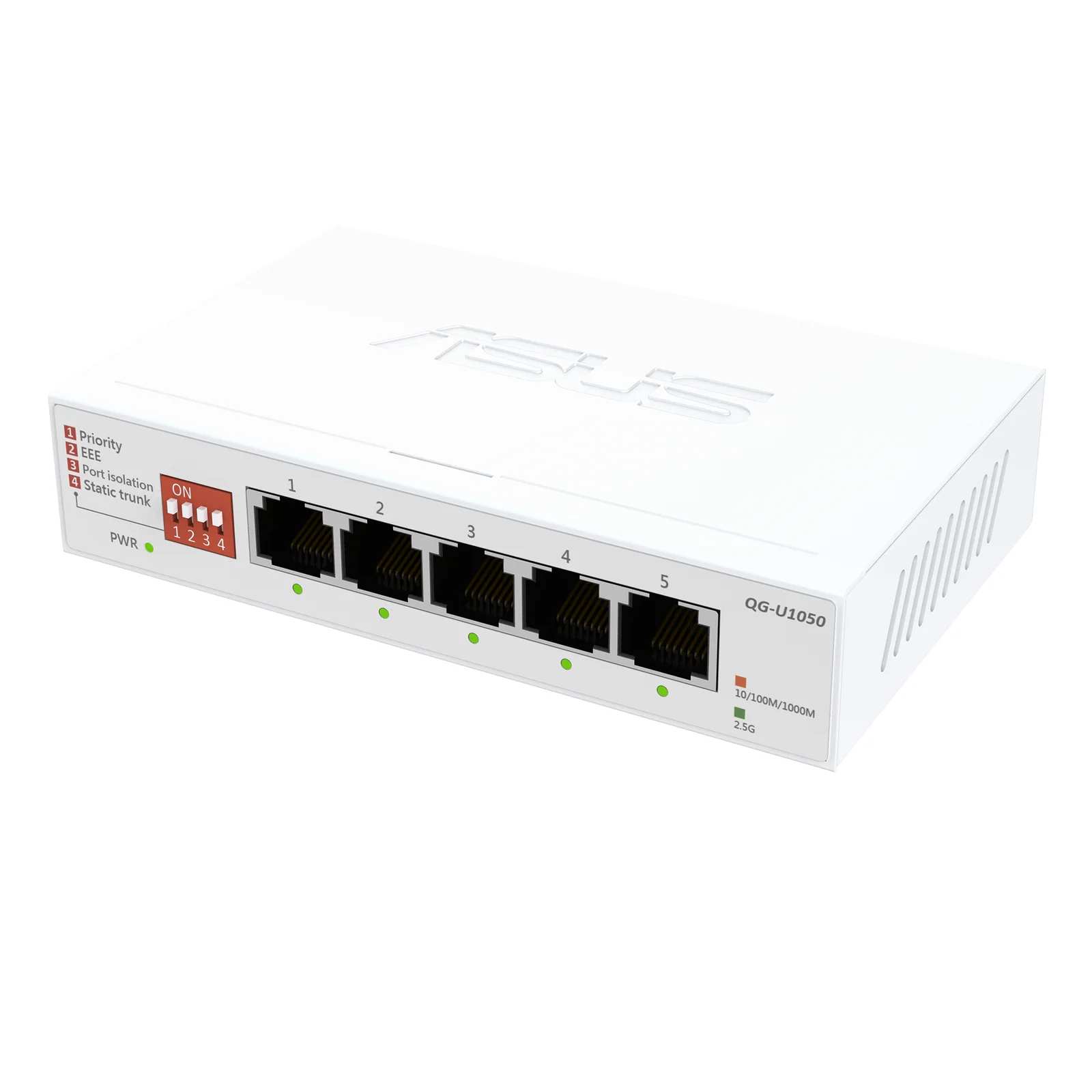 ASUS QG-U1050 Non-géré 2.5G Ethernet (100/1000/2500) Blanc
