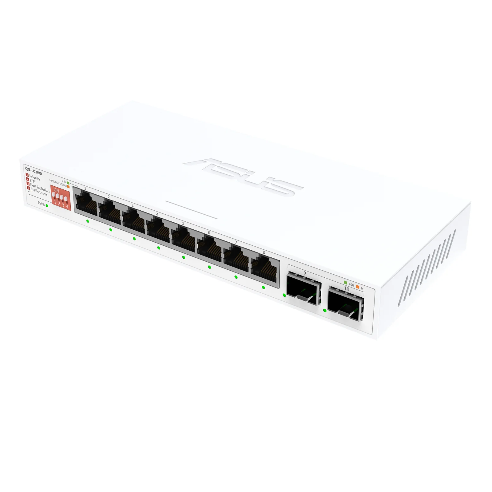 ASUS QG-U1080 Non-géré 2.5G Ethernet (100/1000/2500) Blanc