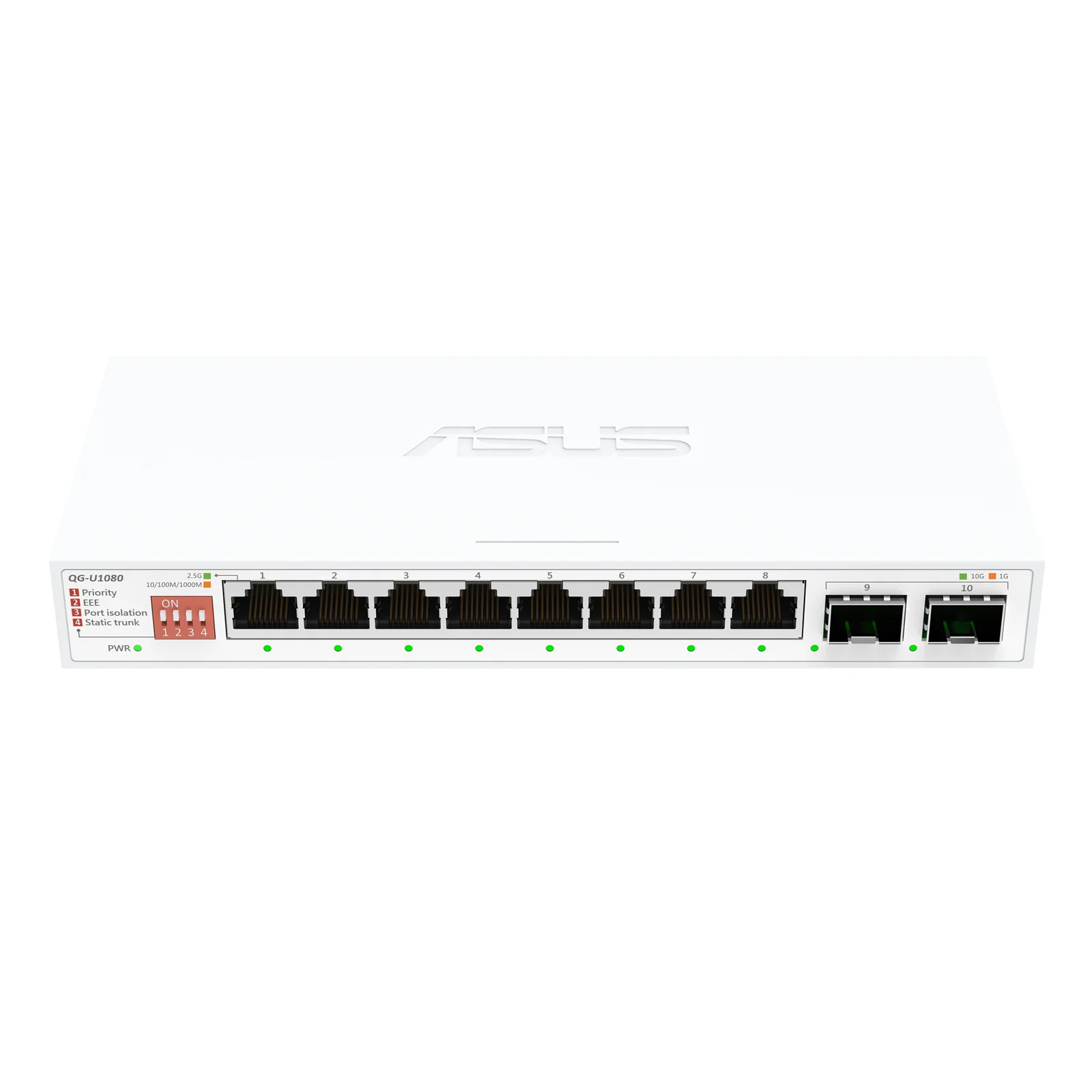 ASUS QG-U1080 Non-géré 2.5G Ethernet (100/1000/2500) Blanc