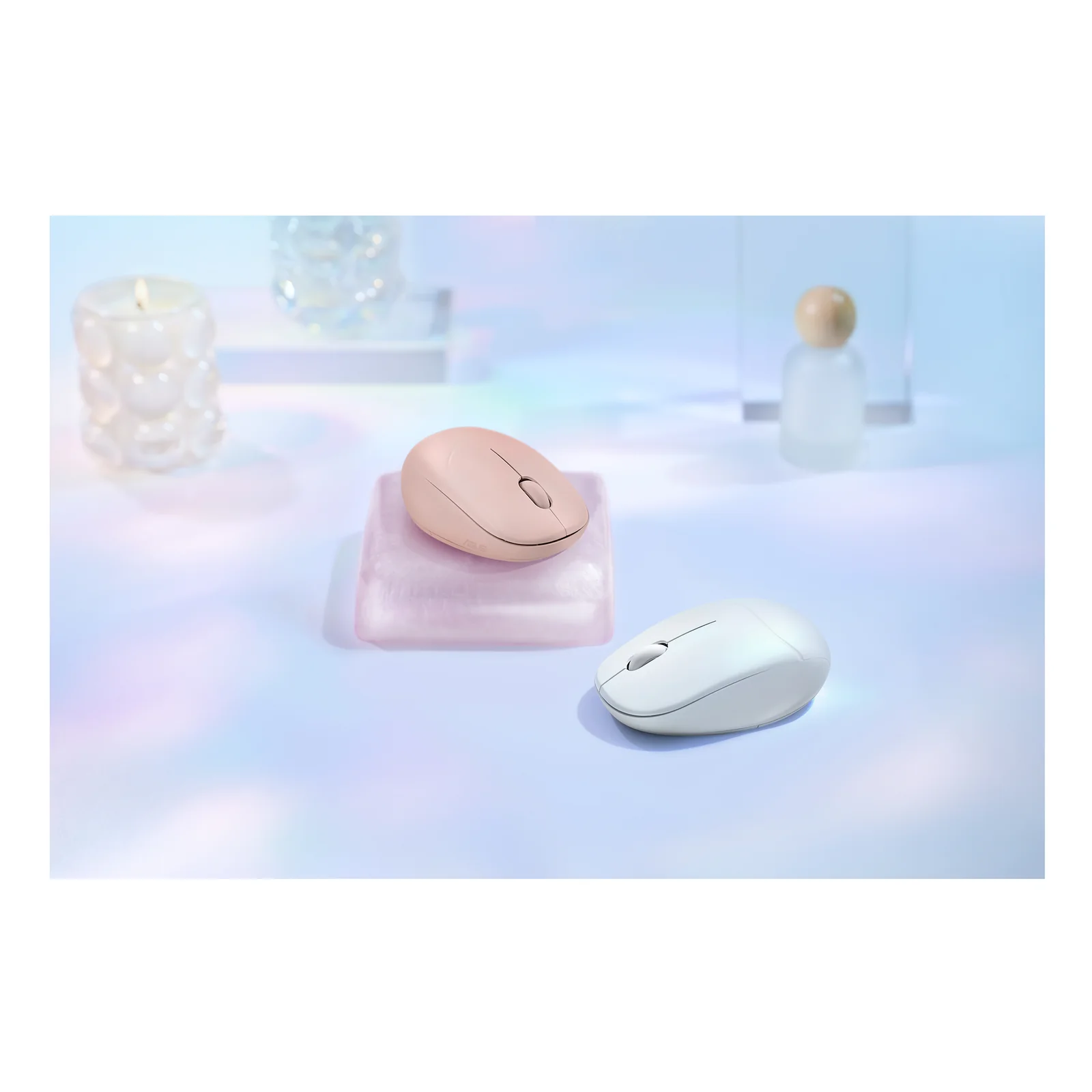 ASUS Fragrance Mouse MD101 souris Maison Ambidextre RF sans fil + Bluetooth Optique 2400 DPI