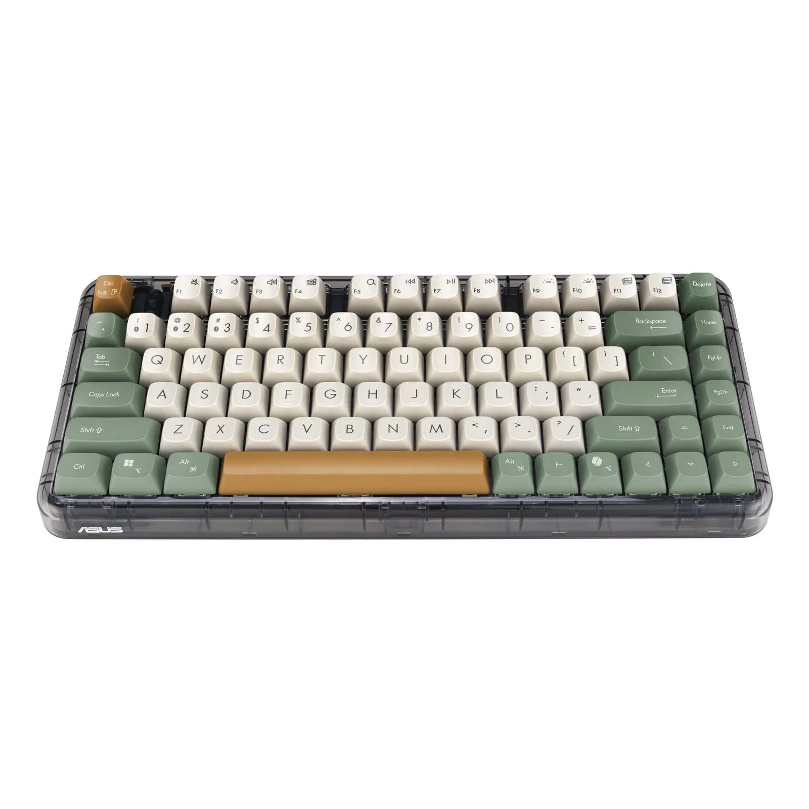 ASUS Jelly75 KD201 KEYBOARD/MK-WH/GE/83 clavier Universel USB + RF Wireless + Bluetooth Multicolore