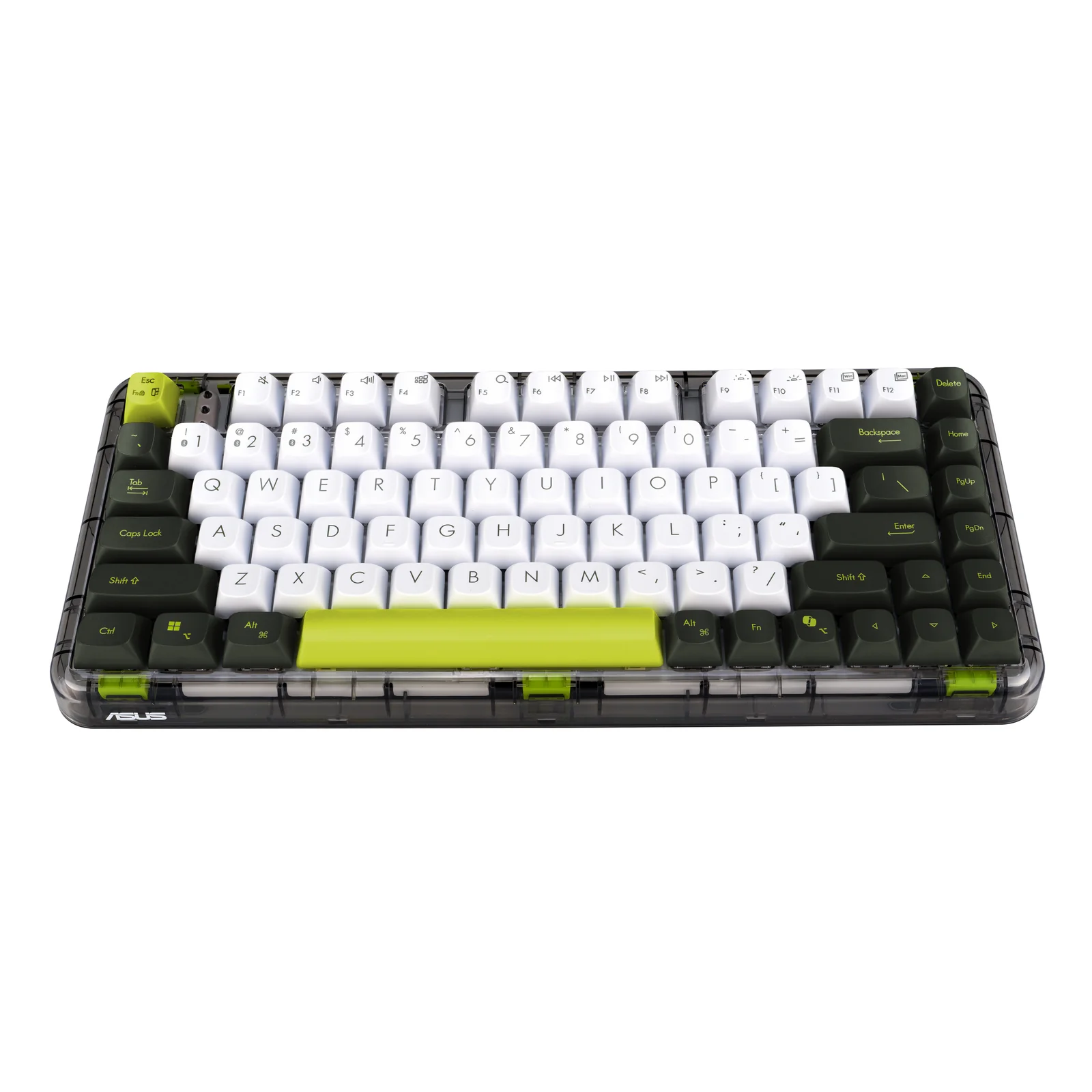 ASUS Jelly75 KD201 KEYBOARD/VT-GN/GE/83 clavier Universel USB + RF Wireless + Bluetooth Multicolore