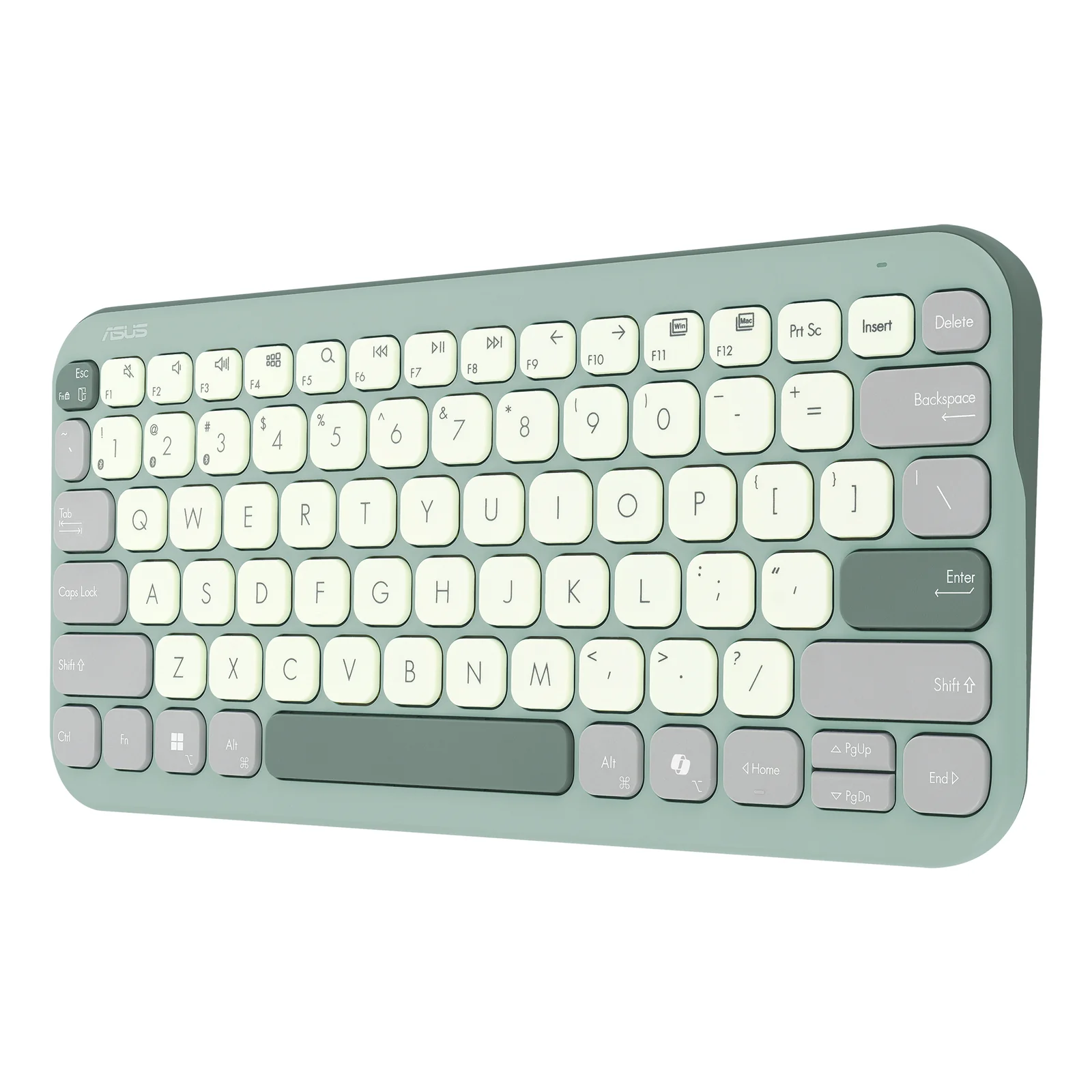 ASUS Marshmallow Keyboard KW100 clavier Maison Bluetooth QWERTZ Allemand Vert