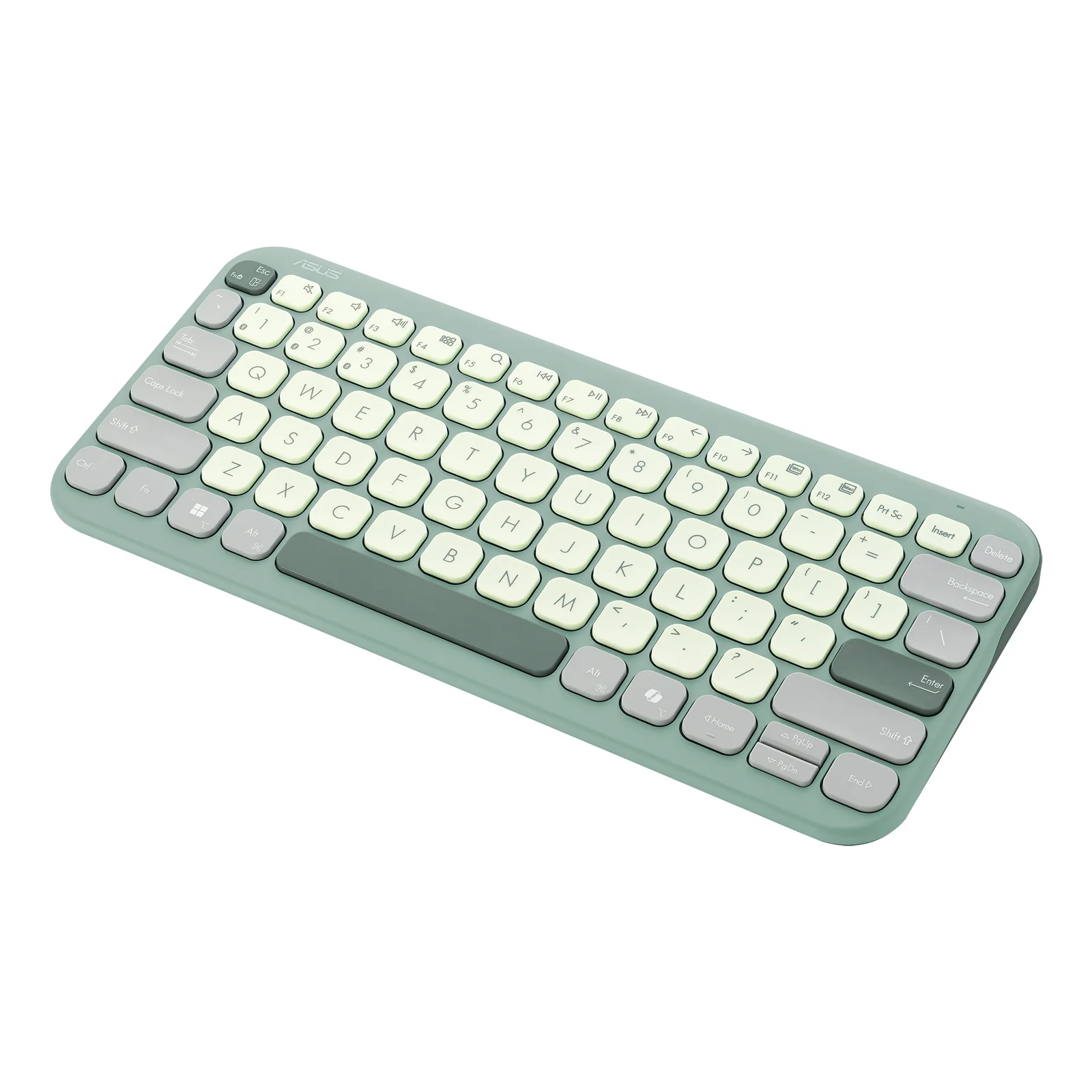 ASUS Marshmallow Keyboard KW100 clavier Maison Bluetooth QWERTZ Allemand Vert