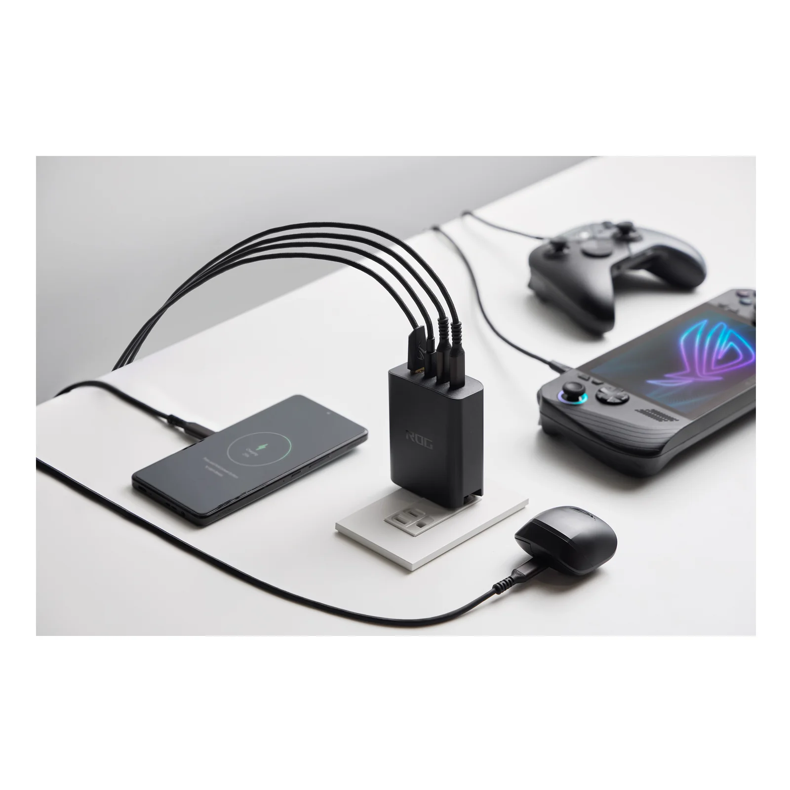 ASUS ROG 140W USB-C GaN Universel Noir Secteur Charge rapide Intérieure
