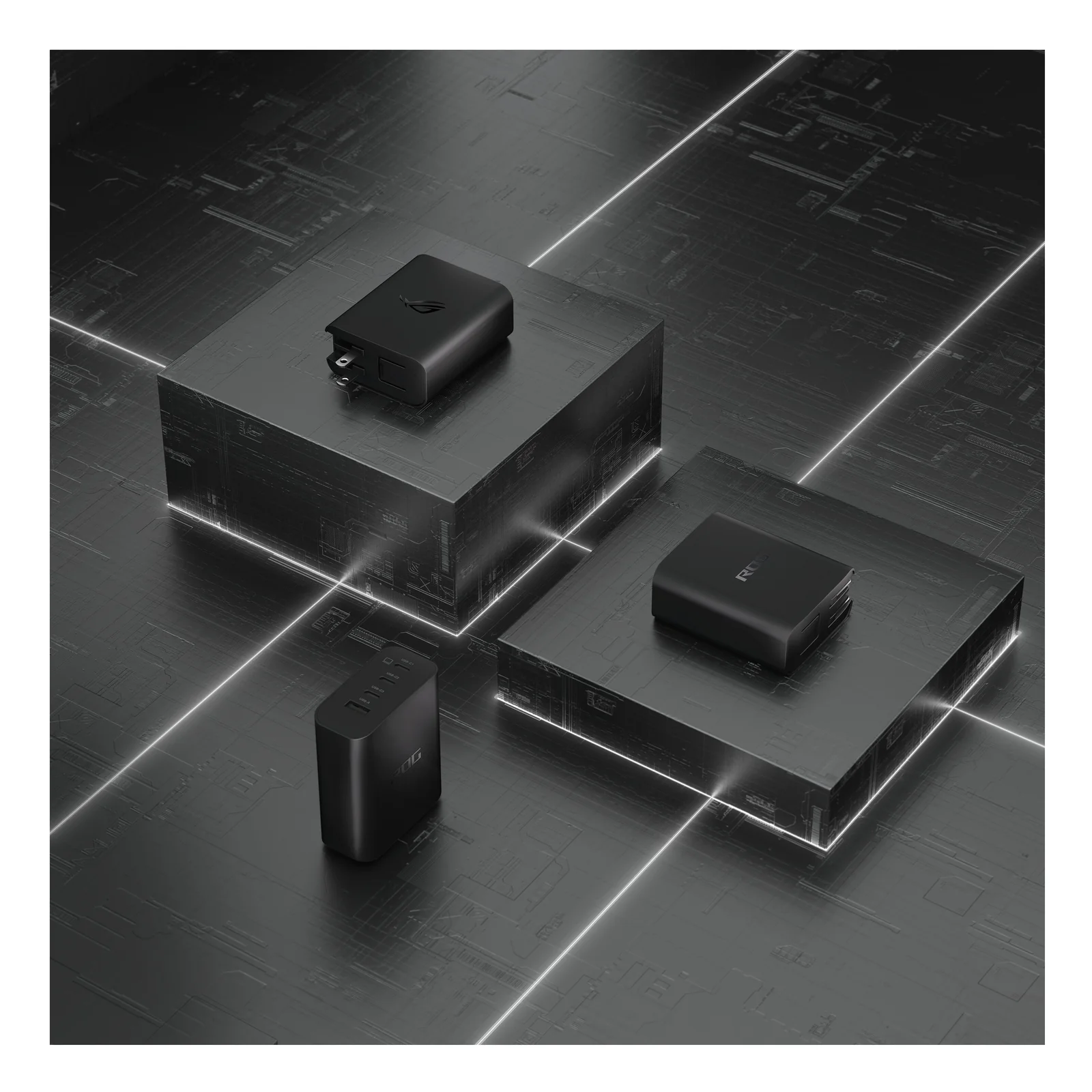 ASUS ROG 140W USB-C GaN Universel Noir Secteur Charge rapide Intérieure