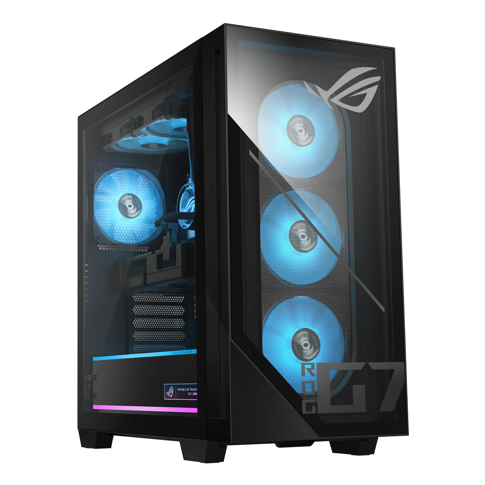 ASUS ROG G700 G700TF-07265F351W Intel Core Ultra 7 265F 32 Go DDR5-SDRAM 1 To SSD NVIDIA GeForce RTX 5070 Ti Windows 11 Home Tower PC Noir