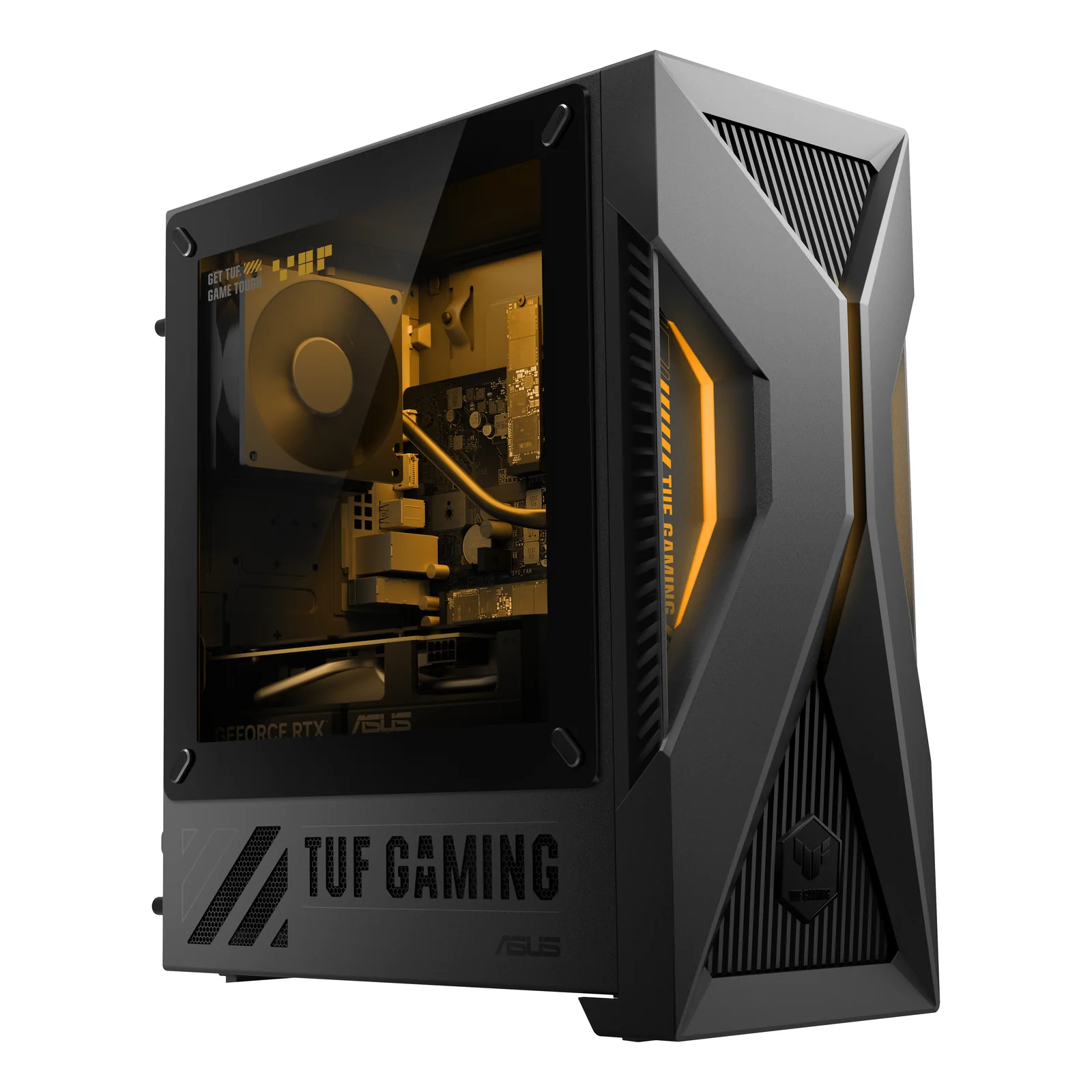 ASUS TUF Gaming T500 TM500MH-0R5220032W AMD Ryzen™ 5 220 16 Go DDR5-SDRAM 1 To SSD NVIDIA GeForce RTX 5060 Windows 11 Home Mini Tower PC Gris