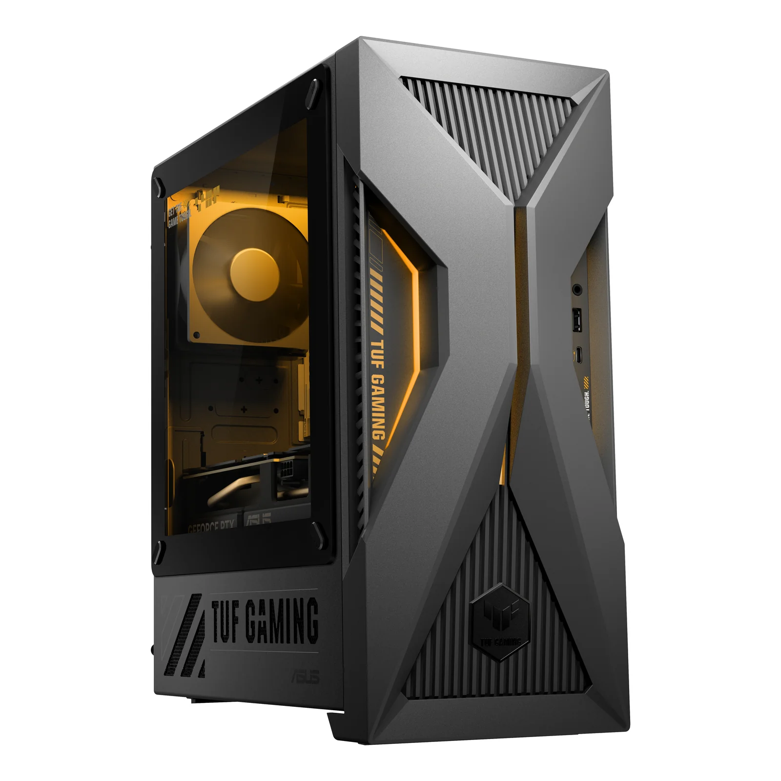 ASUS TUF Gaming T500 TM500MH-0R5220032W AMD Ryzen™ 5 220 16 Go DDR5-SDRAM 1 To SSD NVIDIA GeForce RTX 5060 Windows 11 Home Mini Tower PC Gris