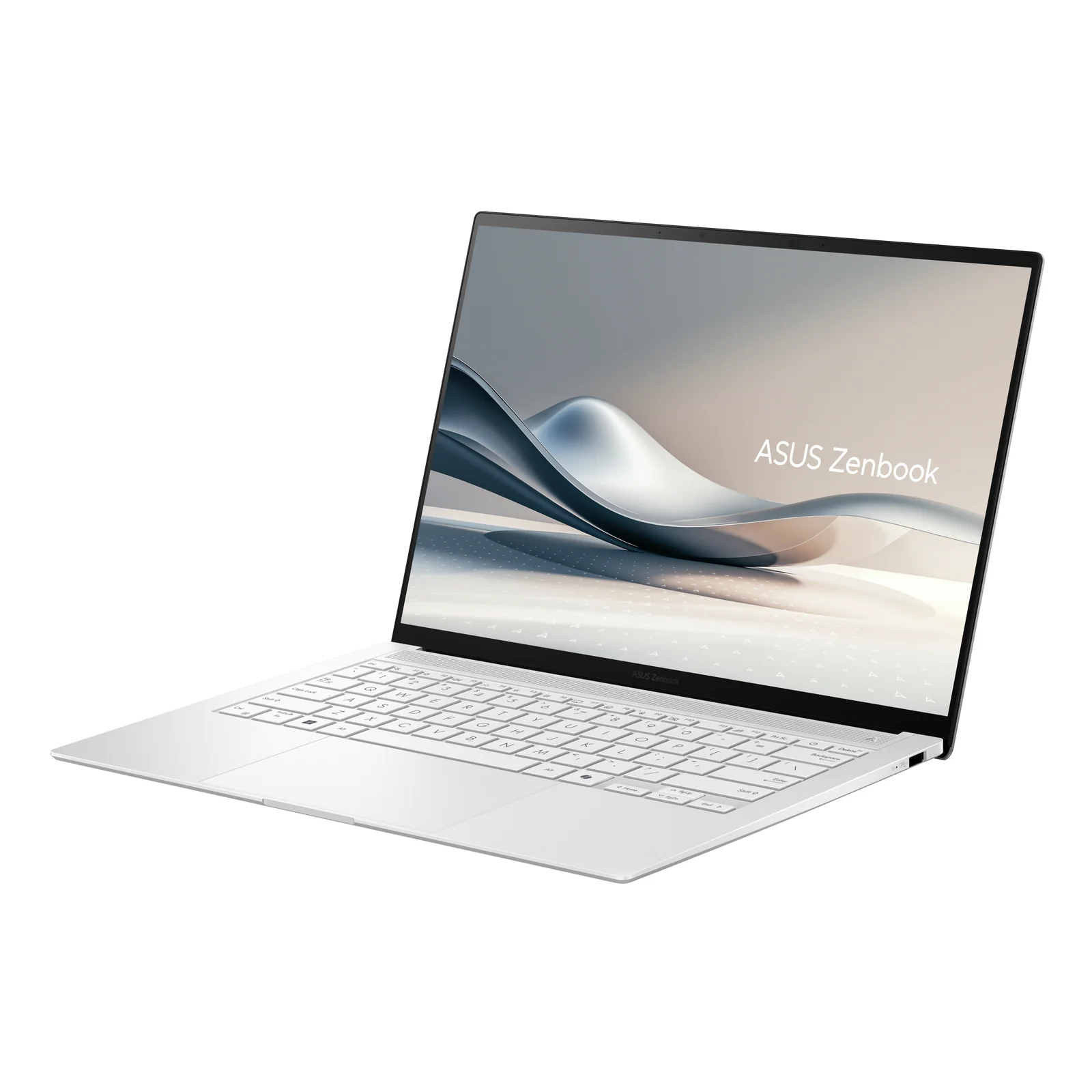 ASUS Zenbook S14 UX5406SA-PV526W Copilot+ PC Intel Core Ultra 7 258V Ordinateur portable 35,6 cm (14") 3K 32 Go LPDDR5x-SDRAM 1 To SSD Wi-Fi 7 (802.11be) Windows 11 Home Allemand Blanc