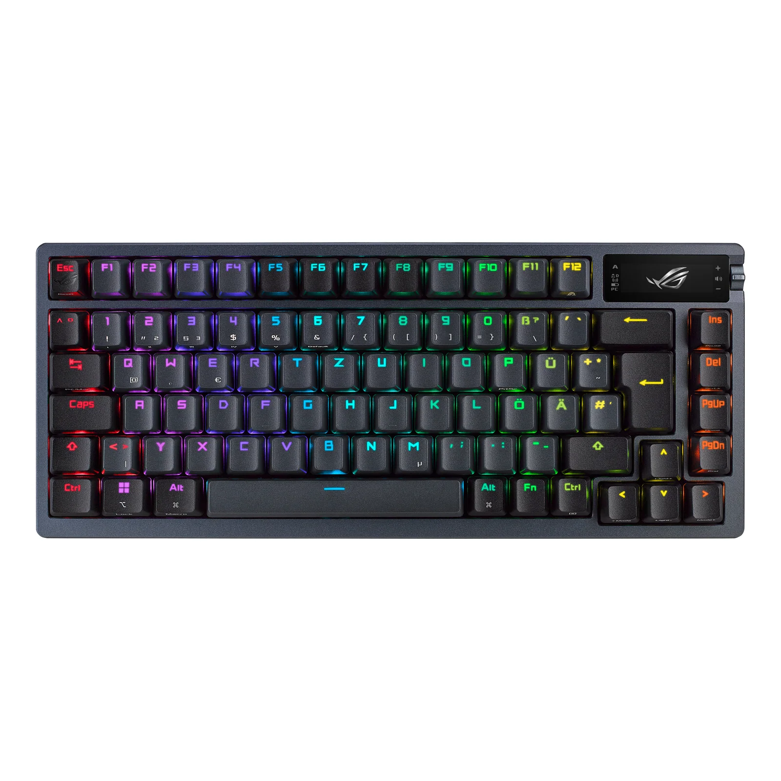 ROG Azoth clavier Gaming USB + RF Wireless + Bluetooth QWERTY Noir