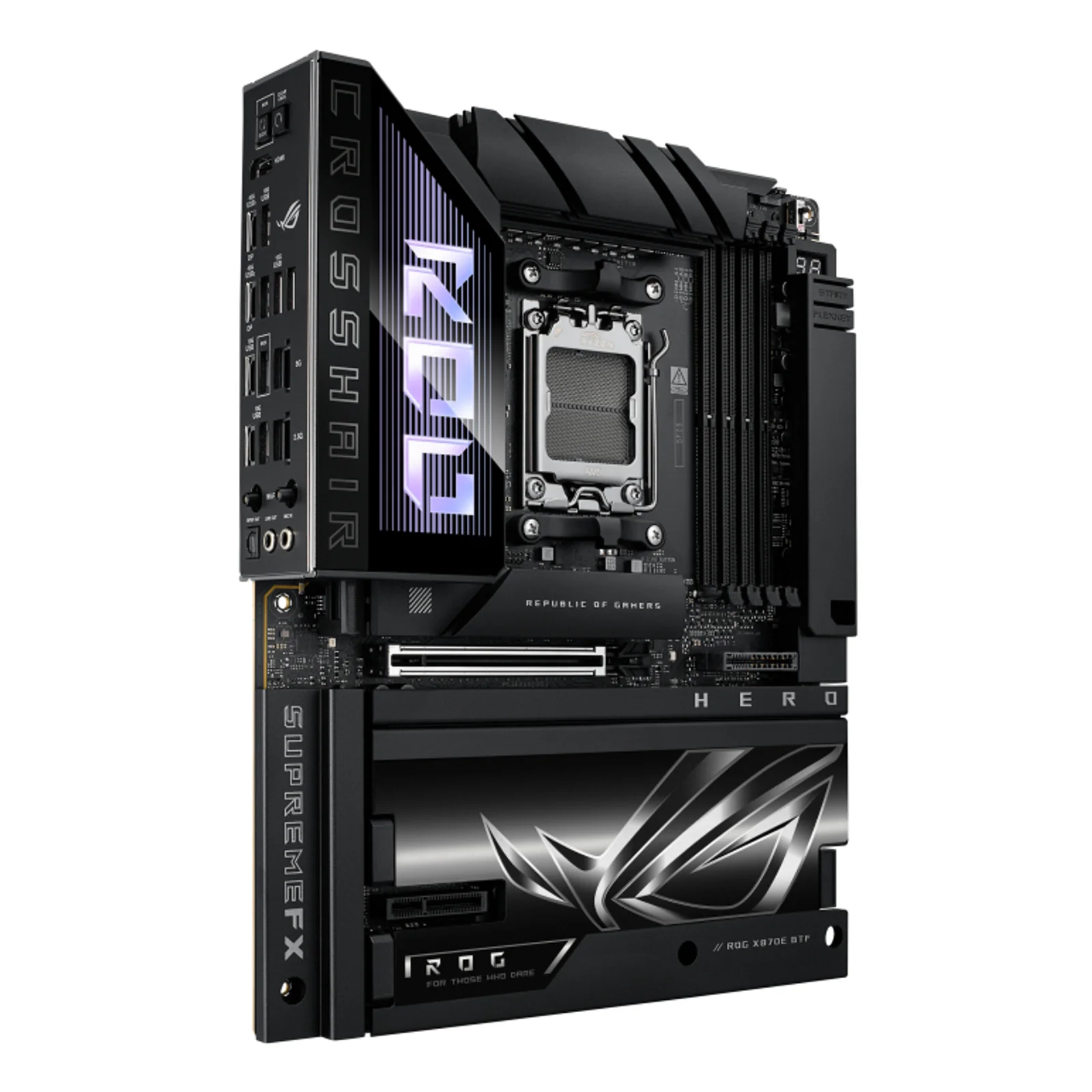 ASUS ROG CROSSHAIR X870E HERO BTF AMD X870E Emplacement AM5 ATX