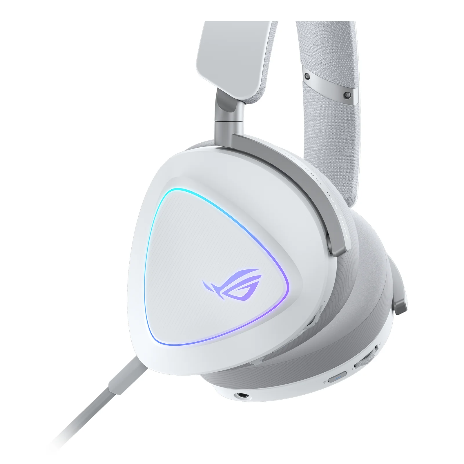 ASUS ROG Delta II Casque Avec fil &sans fil Arceau Gaming USB Type-C Bluetooth Blanc